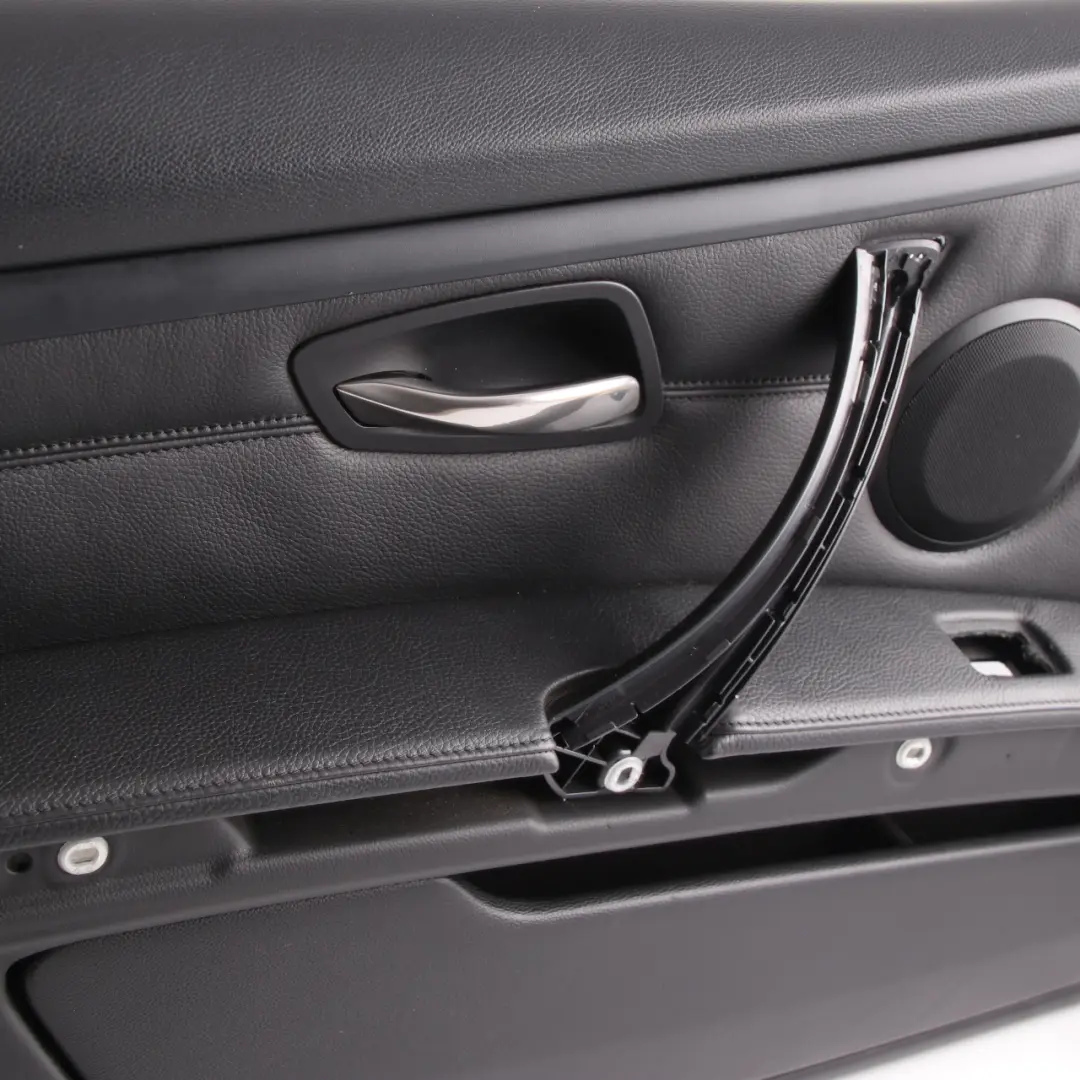 Door Card Front Left N/S Door Lining Trim Panel Black Leather to BMW E92 E93 with Part number 7219039 BMW E92 E93 Door Card Front Left N/S Door Lining Trim Panel Black Leather - SKU rhd-7219039-1 - Part number 7219039