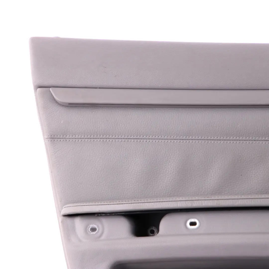 Front Left N/S Door Card Cover Trim Panel Lining Grey Leather to BMW 3 E92 E93 1 with Part number 7219043 BMW 3 E92 E93 1 Front Left N/S Door Card Cover Trim Panel Lining Grey Leather - SKU rhd-7219043-1 - Part number 7219043