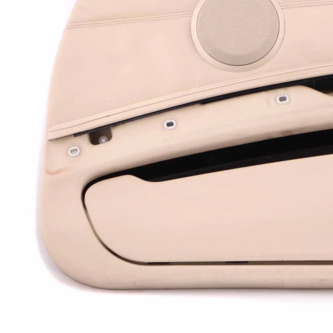 Front Right O/S Door Card Lining Leather Cream Beige to BMW E92 E93 with Part number 7219048 BMW E92 E93 Front Right O/S Door Card Lining Leather Cream Beige - SKU rhd-7219048-1 - Part number 7219048