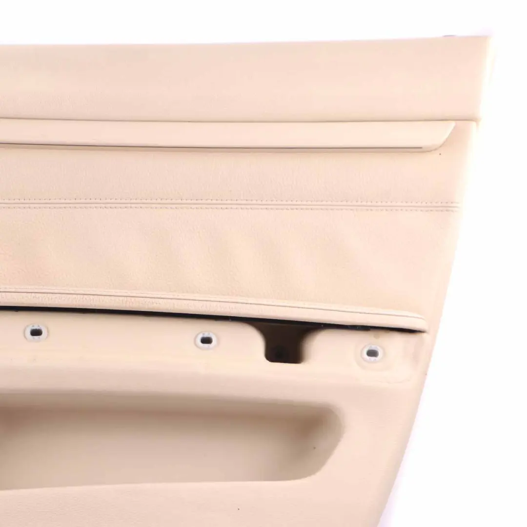 Front Right O/S Door Card Lining Leather Cream Beige to BMW E92 E93 with Part number 7219048 BMW E92 E93 Front Right O/S Door Card Lining Leather Cream Beige - SKU rhd-7219048-1 - Part number 7219048