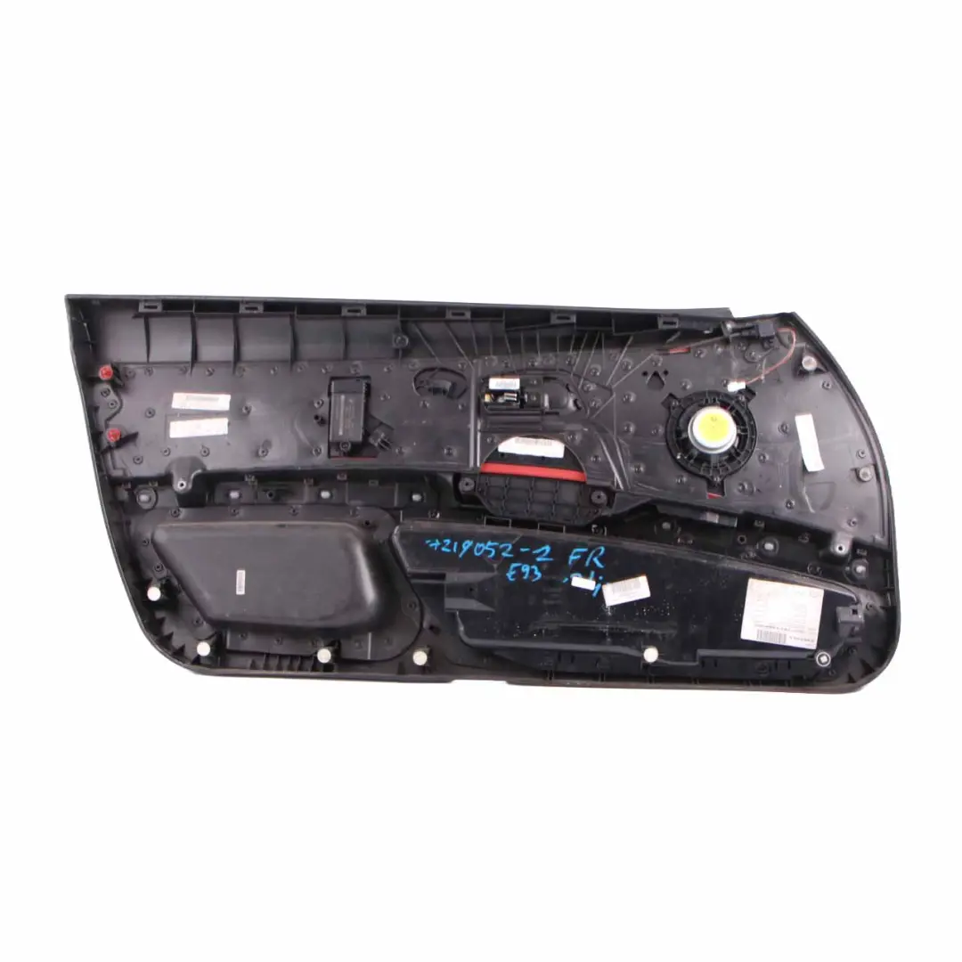 BMW E92 E93 Door Card Front Right O/S Cover Trim Panel Lining Red Leather - SKU rhd-7219052-2 - Part number 7219052