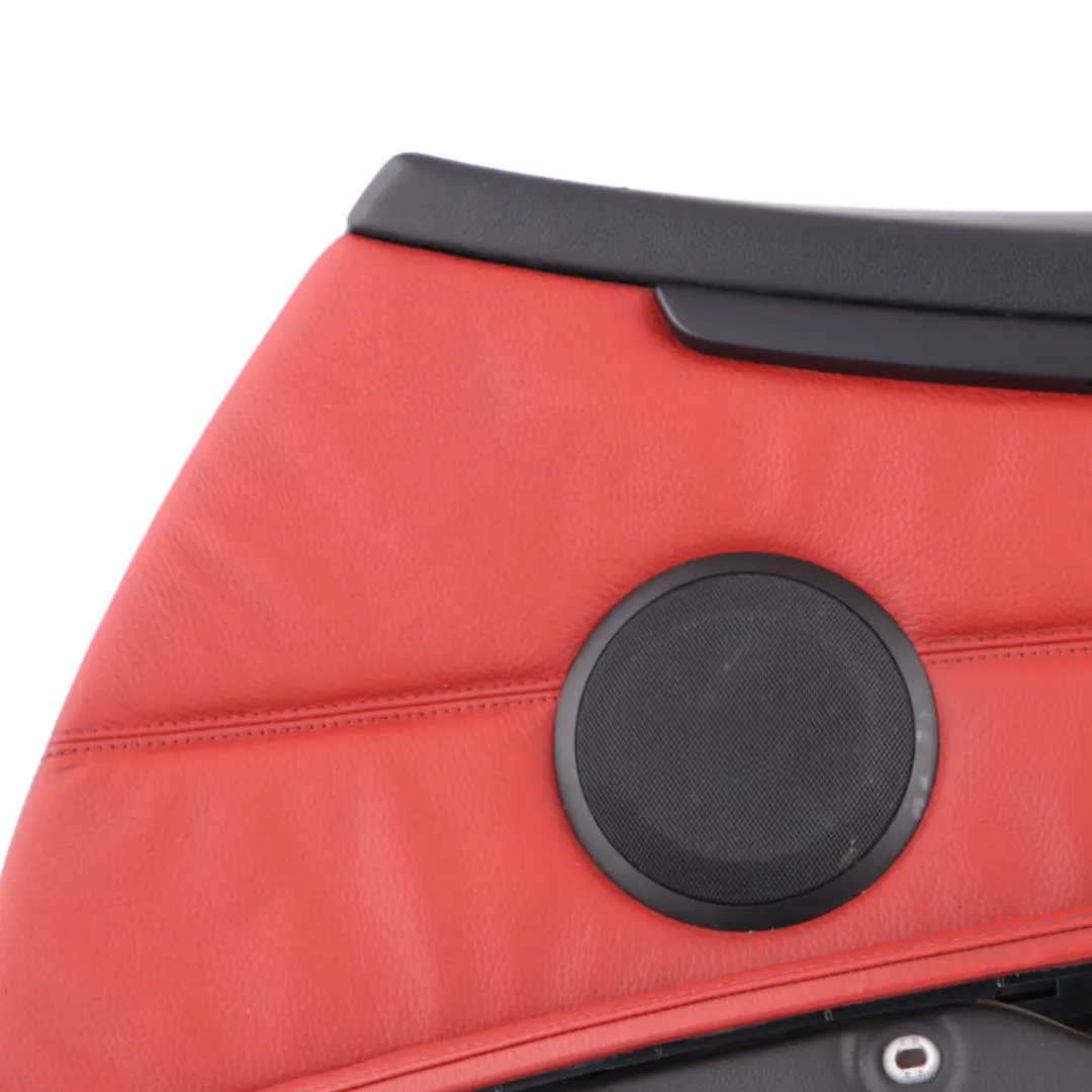 BMW E92 E93 Door Card Front Right O/S Cover Trim Panel Lining Red Leather - SKU rhd-7219052-2 - Part number 7219052