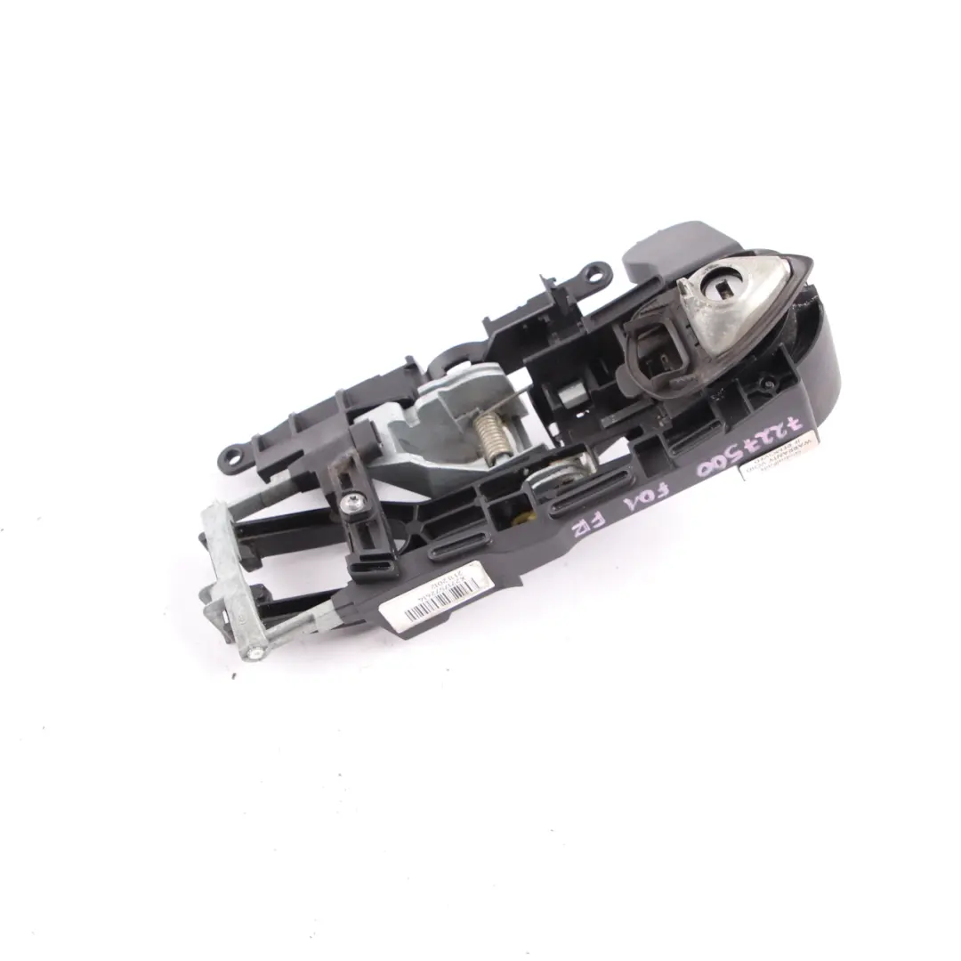 Door Handle Carrier Base Outside Front Right O/S Lock Catch to BMW F01 F02 with Part number 7227500 BMW F01 F02 Door Handle Carrier Base Outside Front Right O/S Lock Catch - SKU rhd-7227500 - Part number 7227500