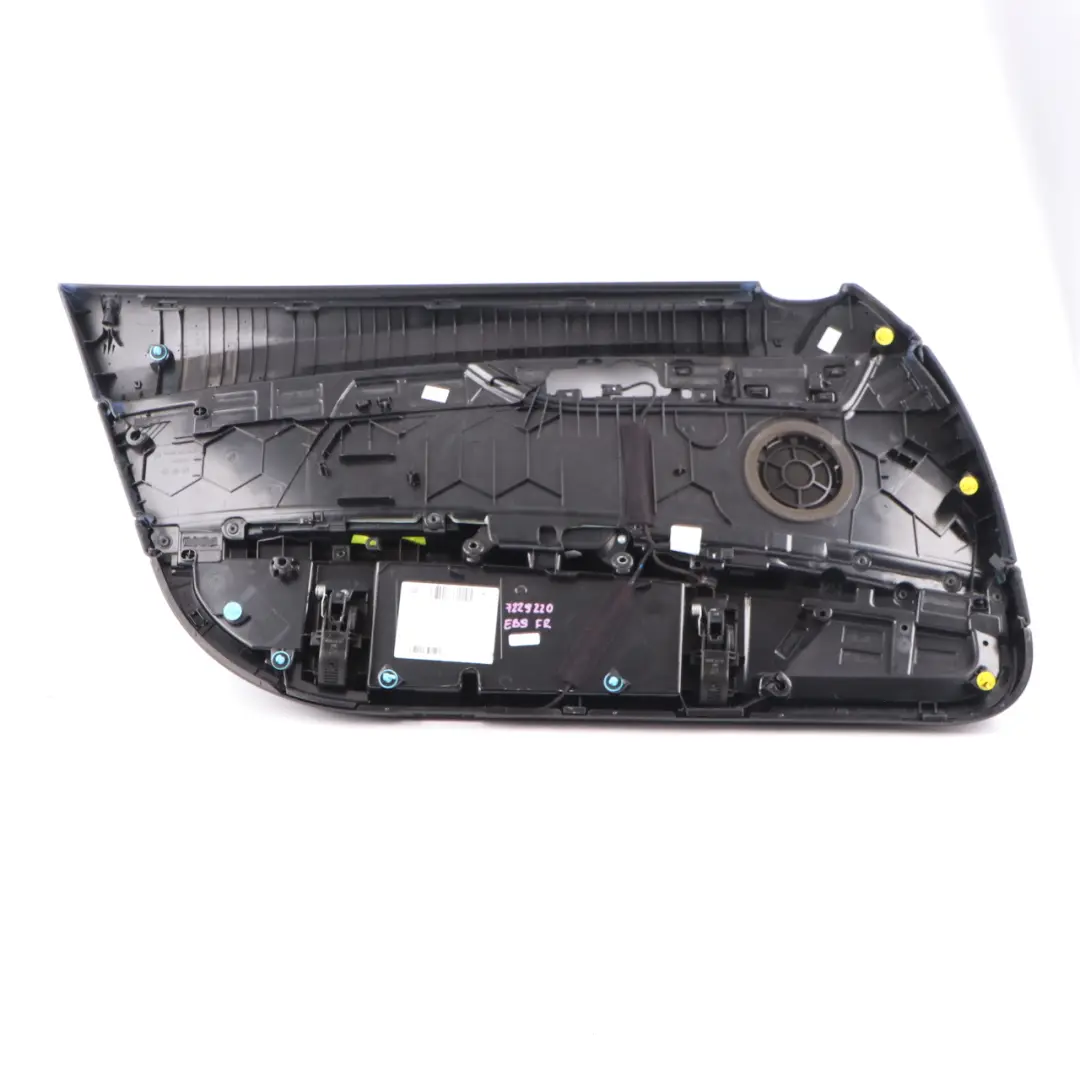 Front Right O/S Door Card Leather Cloth Trim Panel Black to BMW Z4 E89 with Part number 7229220 BMW Z4 E89 Front Right O/S Door Card Leather Cloth Trim Panel Black - SKU rhd-7229220 - Part number 7229220