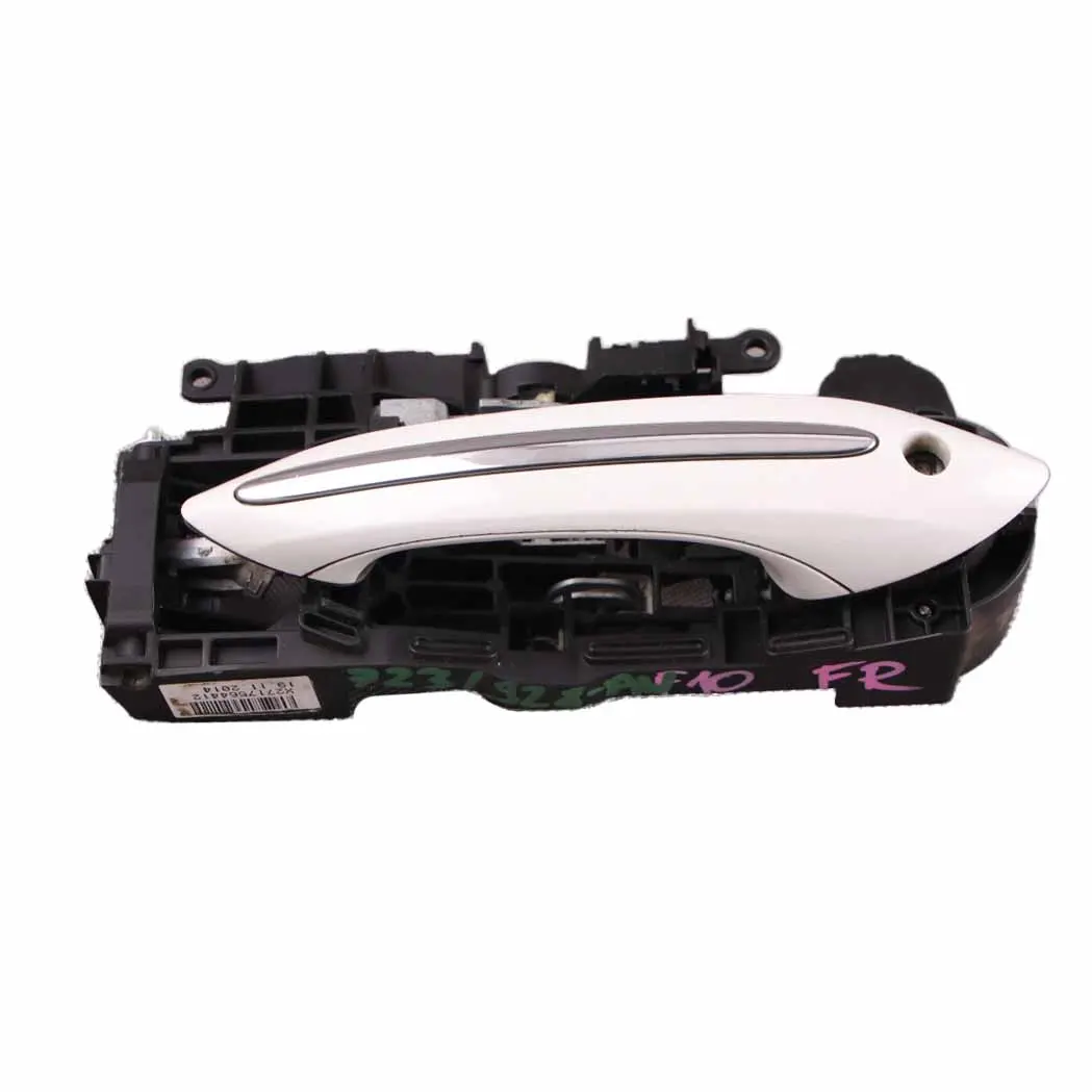  Door Handle BMW F01 F10 F11 Grab Outside Front Right O/S Alpine White - 300 - SKU rhd-7231928-AW - Part number 7231928