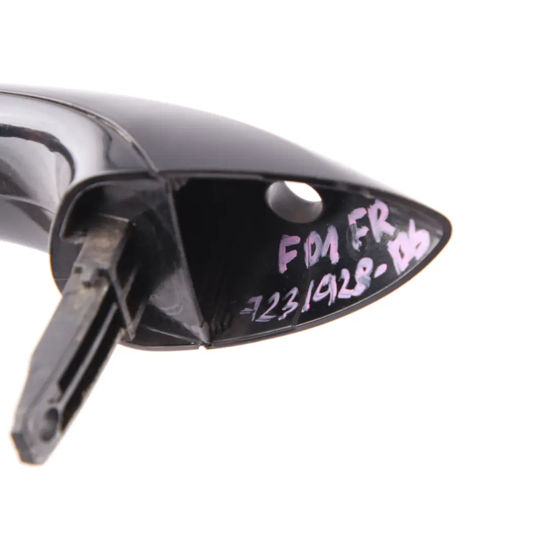 BMW F07 GT Outside Door Handle Front Right O/S Black Sapphire - 475 - SKU rhd-7231928-BS - Part number 7231928