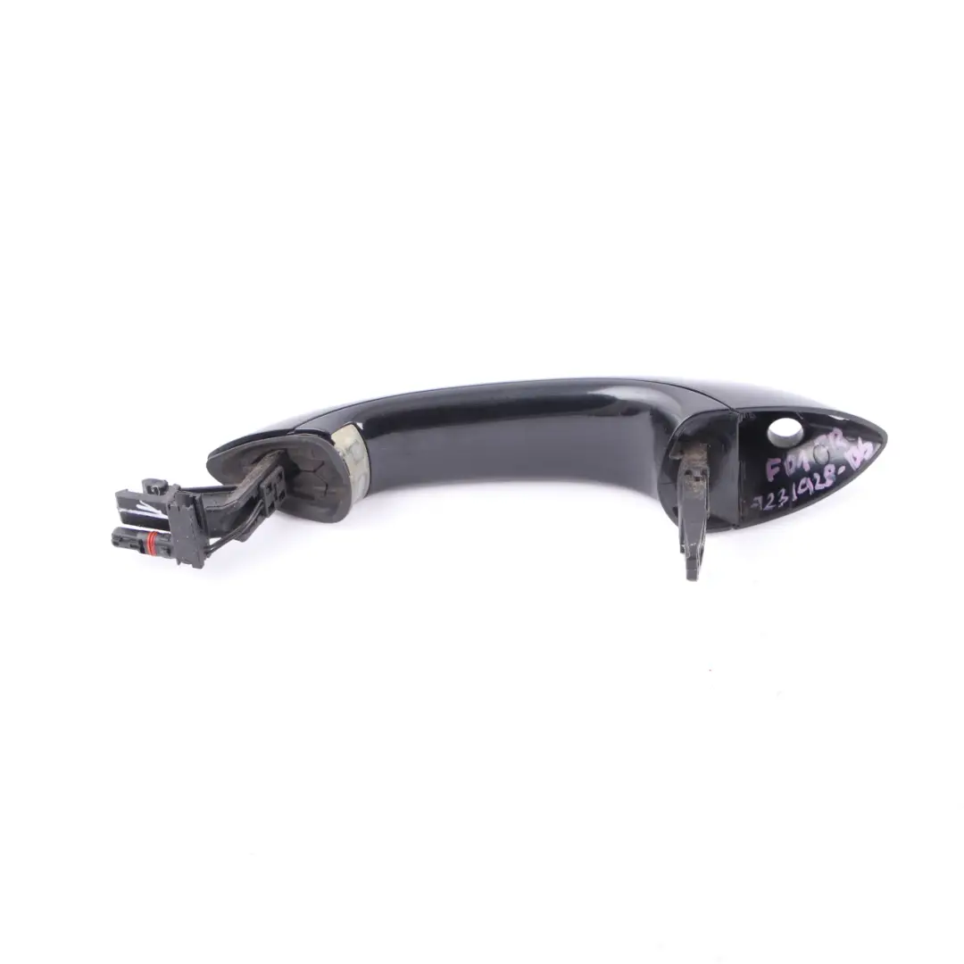 BMW F07 GT Outside Door Handle Front Right O/S Black Sapphire - 475 - SKU rhd-7231928-BS - Part number 7231928