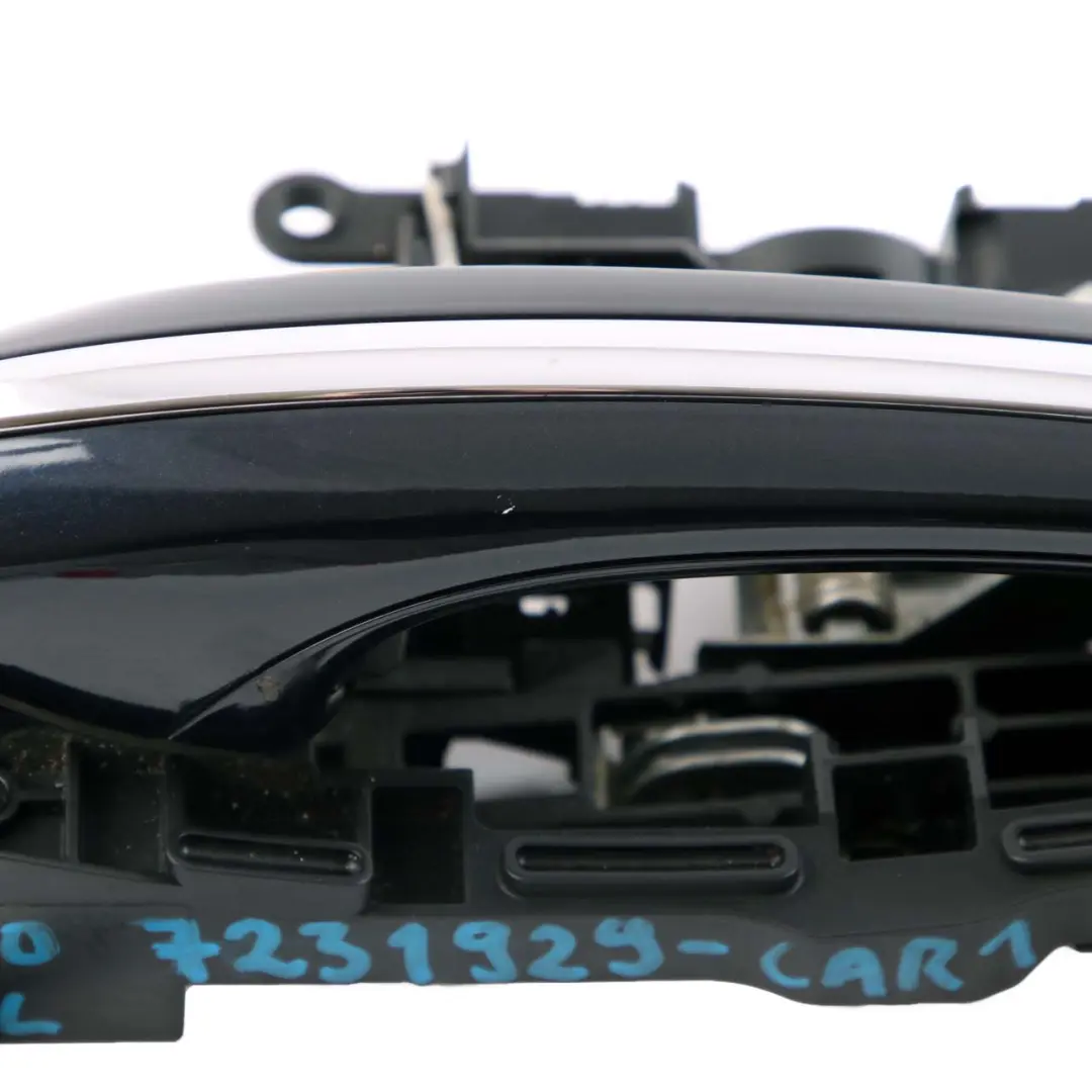 BMW 5 7 Series F10 F01 Outside Door Handle Front Left N/S Carbonschwarz Black - SKU rhd-7231929-CAR1 - Part number 7297439