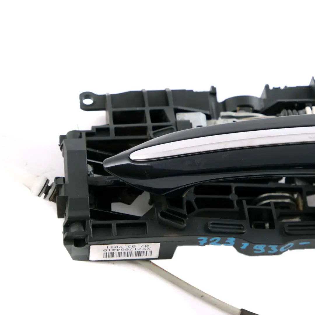 BMW 5 7 Series F10 F01 Outside Door Handle Front Right O/S Carbonschwarz Black - SKU rhd-7231930-CAR1 - Part number 7297439