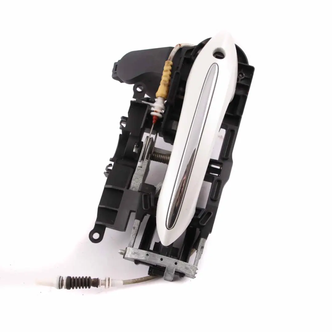 Door Handle Outside Front Right O/S Mineralweiss Mineral White A96 to BMW F10 F01 with Part number 7231930 BMW F10 F01 Door Handle Outside Front Right O/S Mineralweiss Mineral White A96 - SKU rhd-7231930-MW - Part number 7231930