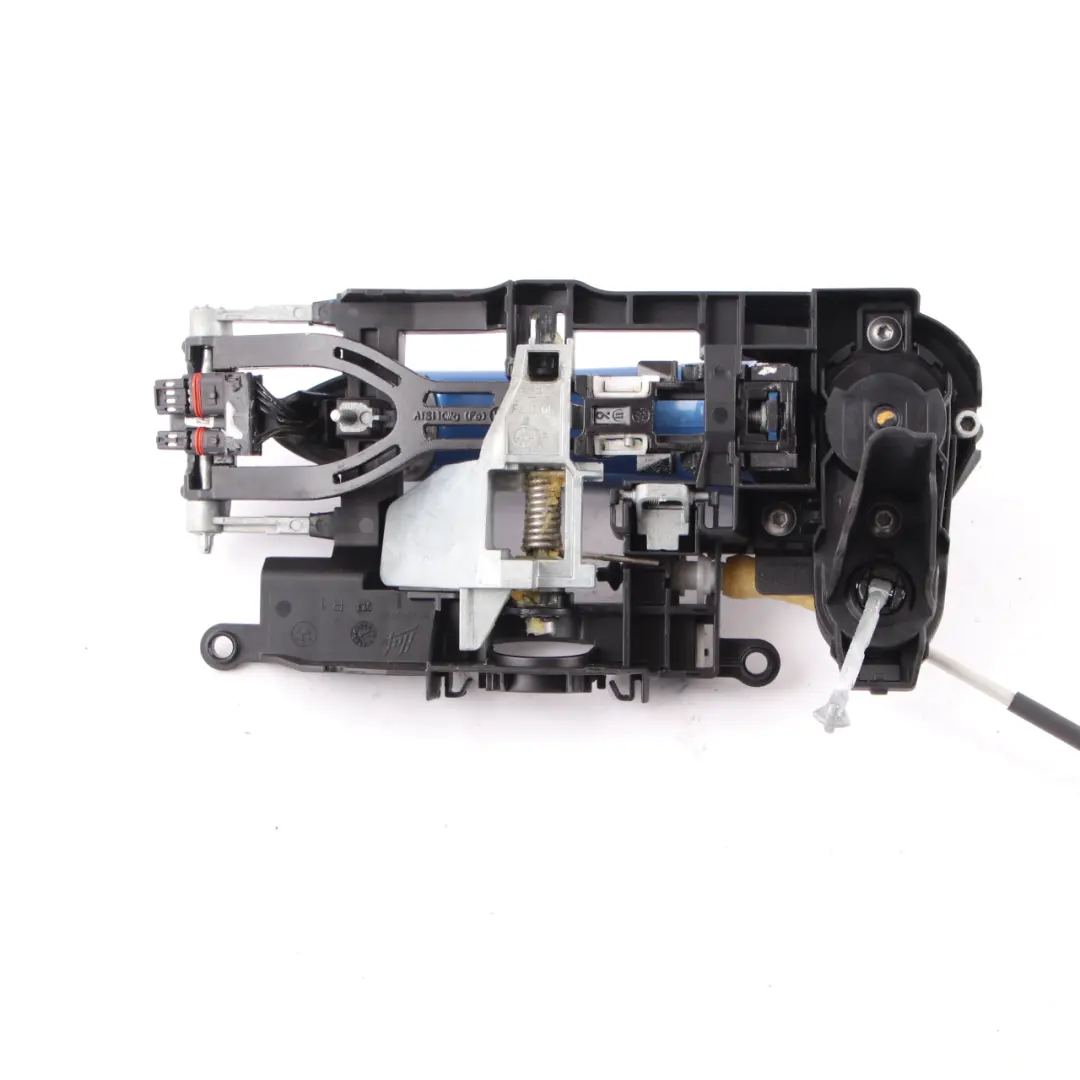 Door Handle BMW F10 F11 F01 Front Right O/S Grab Monte Carlo Blue B05 to with Part number 7231932 Door Handle BMW F10 F11 F01 Front Right O/S Grab Monte Carlo Blue B05 - SKU rhd-7231932-MCB - Part number 7231932