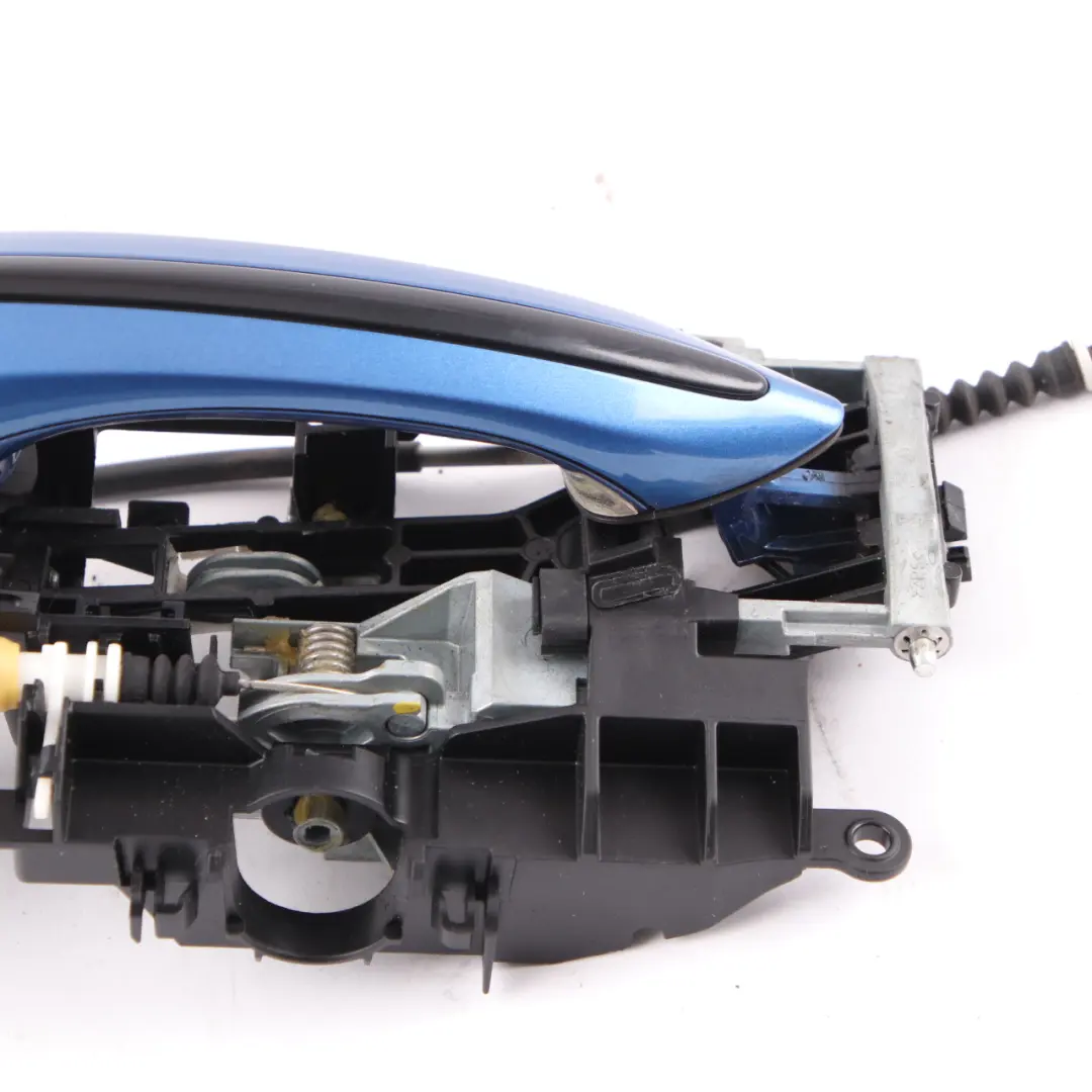 Door Handle BMW F10 F11 F01 Front Right O/S Grab Monte Carlo Blue B05 to with Part number 7231932 Door Handle BMW F10 F11 F01 Front Right O/S Grab Monte Carlo Blue B05 - SKU rhd-7231932-MCB - Part number 7231932