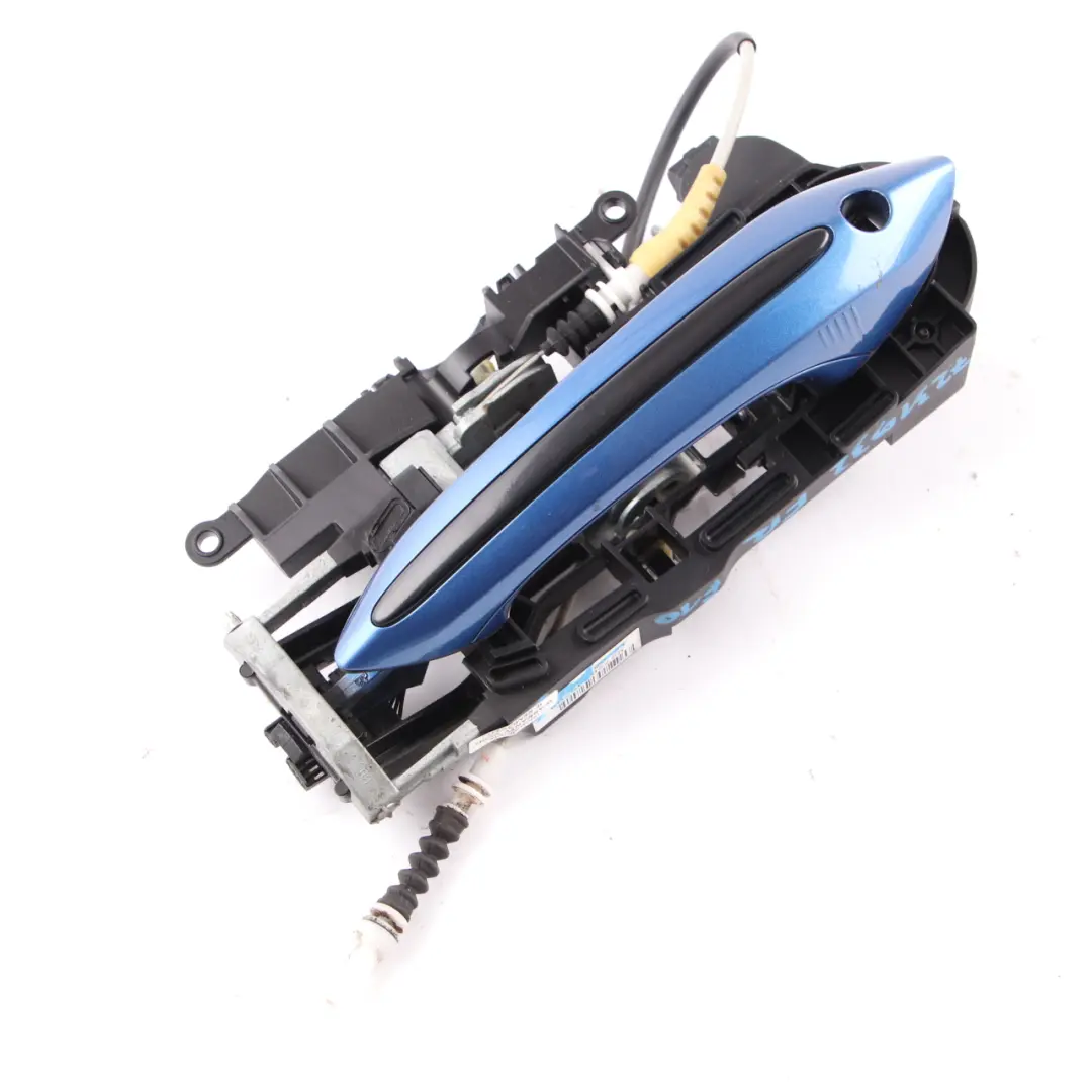 Door Handle BMW F10 F11 F01 Front Right O/S Grab Monte Carlo Blue B05 to with Part number 7231932 Door Handle BMW F10 F11 F01 Front Right O/S Grab Monte Carlo Blue B05 - SKU rhd-7231932-MCB - Part number 7231932