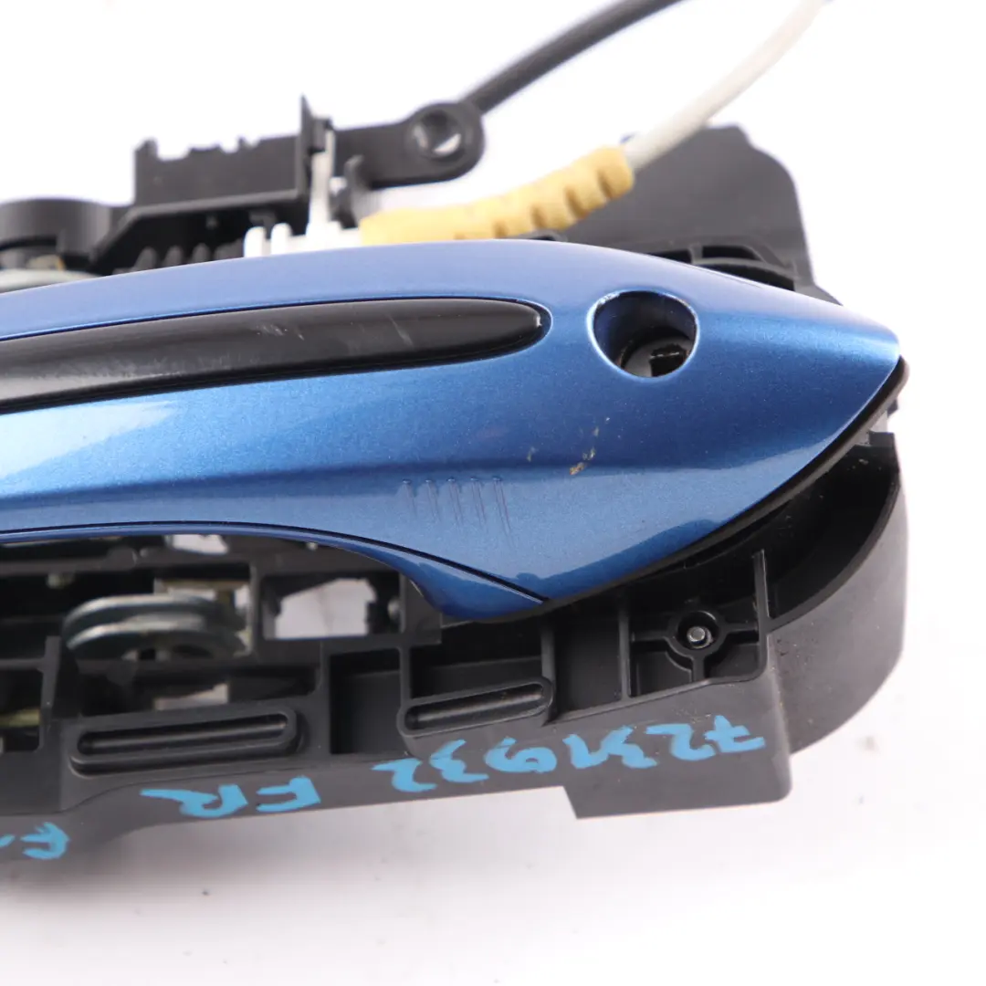 Door Handle BMW F10 F11 F01 Front Right O/S Grab Monte Carlo Blue B05 to with Part number 7231932 Door Handle BMW F10 F11 F01 Front Right O/S Grab Monte Carlo Blue B05 - SKU rhd-7231932-MCB - Part number 7231932