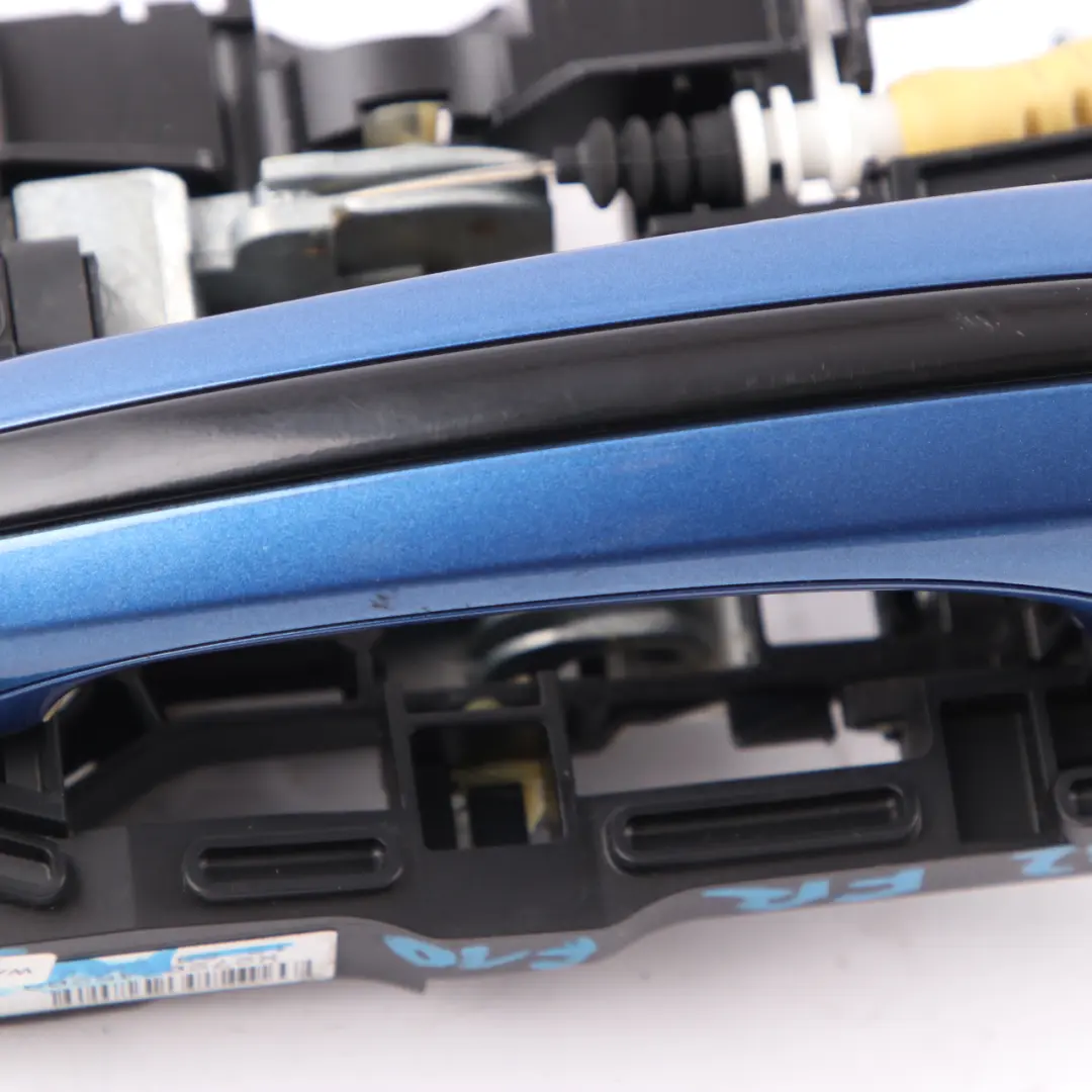 Door Handle BMW F10 F11 F01 Front Right O/S Grab Monte Carlo Blue B05 to with Part number 7231932 Door Handle BMW F10 F11 F01 Front Right O/S Grab Monte Carlo Blue B05 - SKU rhd-7231932-MCB - Part number 7231932