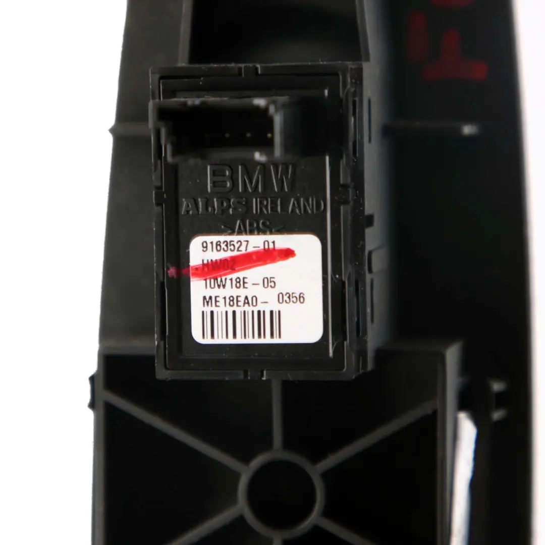 Door Card Window Lifter Button Switch Trim Cover Black to BMW 5 F07 GT Passenger with Part number 7232540 BMW 5 F07 GT Passenger Door Card Window Lifter Button Switch Trim Cover Black - SKU rhd-7232540 - Part number 7232540