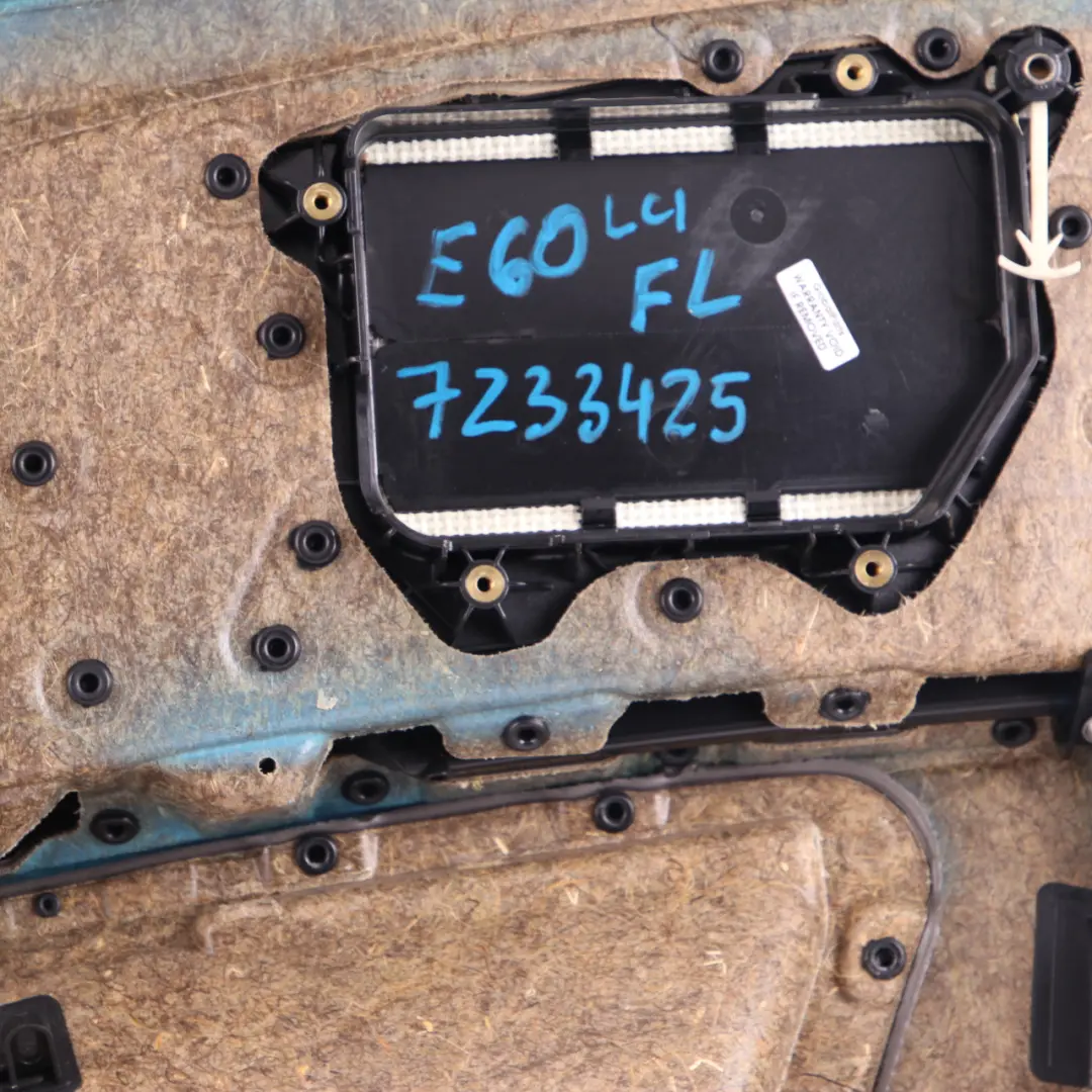 Front Left N/S Door Card Trim Panel Leather Cream Beige to BMW 5 E60 E61 LCI with Part number 7233425 BMW 5 E60 E61 LCI Front Left N/S Door Card Trim Panel Leather Cream Beige - SKU rhd-7233425 - Part number 7233425