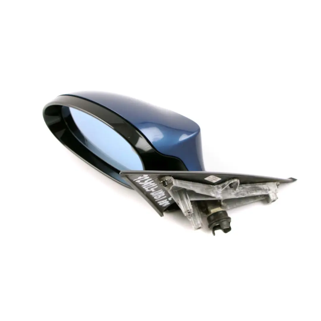 BMW 1 E87 M Sport High Gloss Heated Left Wing Mirror N/S Le Mans Blau Blue 381 - SKU rhd-7234223-LMB1 - Part number 7234223