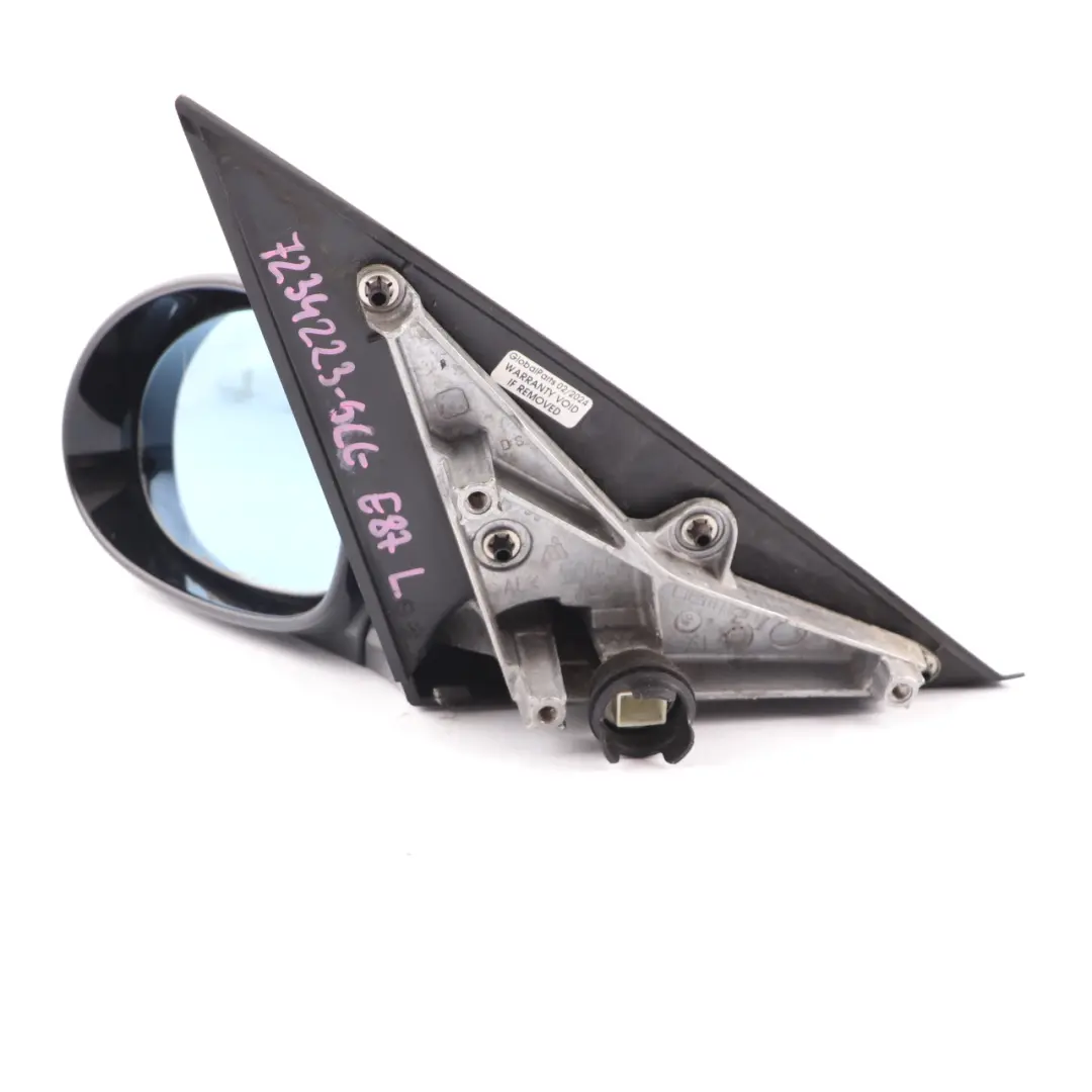 Wing Mirror M Sport High Gloss Heated 5 Pins Left N/S Space Grey - A52 to BMW E87 with Part number 7234223 BMW E87 Wing Mirror M Sport High Gloss Heated 5 Pins Left N/S Space Grey - A52 - SKU rhd-7234223-SCG - Part number 7234223