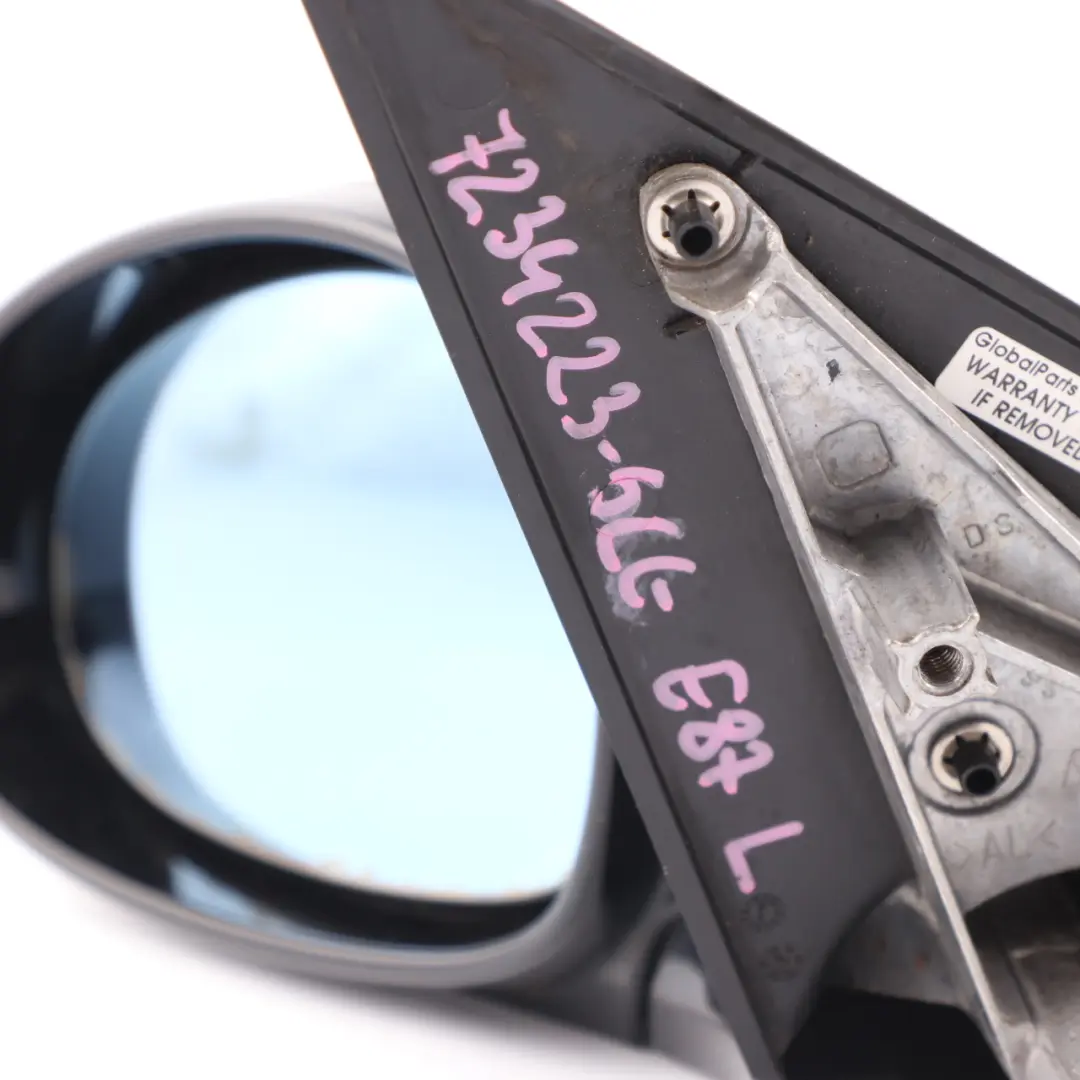 Wing Mirror M Sport High Gloss Heated 5 Pins Left N/S Space Grey - A52 to BMW E87 with Part number 7234223 BMW E87 Wing Mirror M Sport High Gloss Heated 5 Pins Left N/S Space Grey - A52 - SKU rhd-7234223-SCG - Part number 7234223