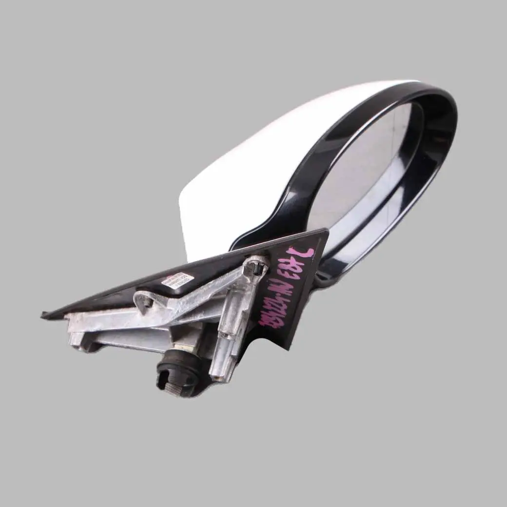 BMW E87 M Sport High Gloss Wing Mirror Right O/S Heated 5 Pins Alpine White 300 - SKU rhd-7234224-AW - Part number 7234224