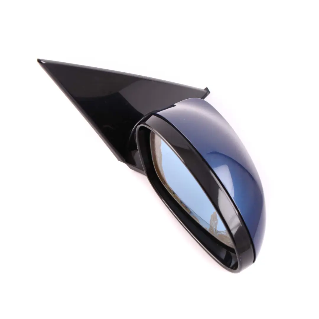 BMW 1 E87 M Sport High Gloss Heated Right Wing Mirror O/S Le Mans Blau Blue 381 - SKU rhd-7234224-LMB1 - Part number 7234224