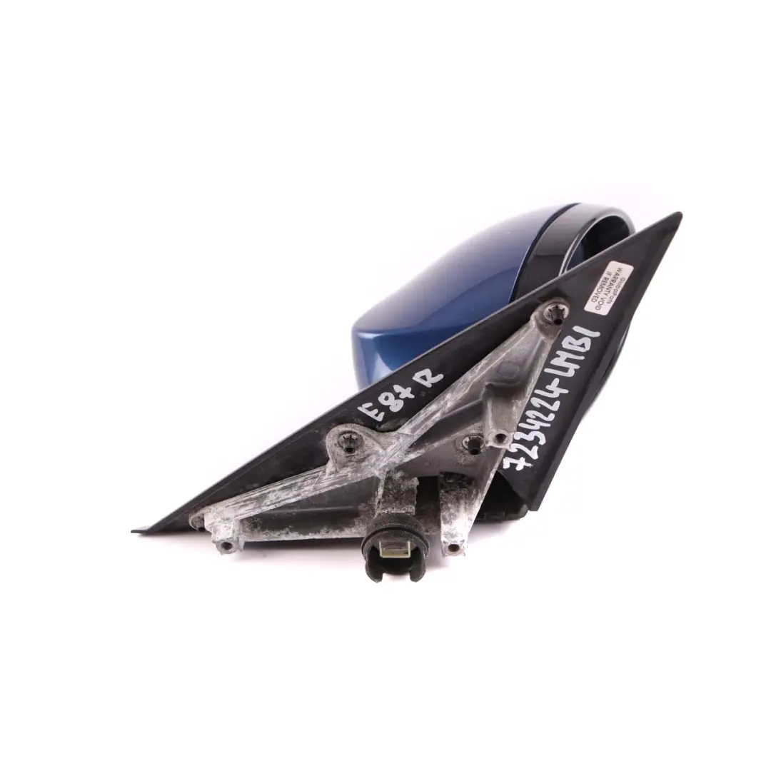 BMW 1 E87 M Sport High Gloss Heated Right Wing Mirror O/S Le Mans Blau Blue 381 - SKU rhd-7234224-LMB1 - Part number 7234224