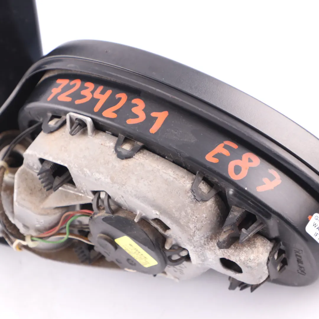 Wing Mirror Power Fold High Gloss Door Left N/S Outside 3 Pins to BMW E87 M Sport with Part number 7234231 BMW E87 M Sport Wing Mirror Power Fold High Gloss Door Left N/S Outside 3 Pins - SKU rhd-7234231 - Part number 7234231