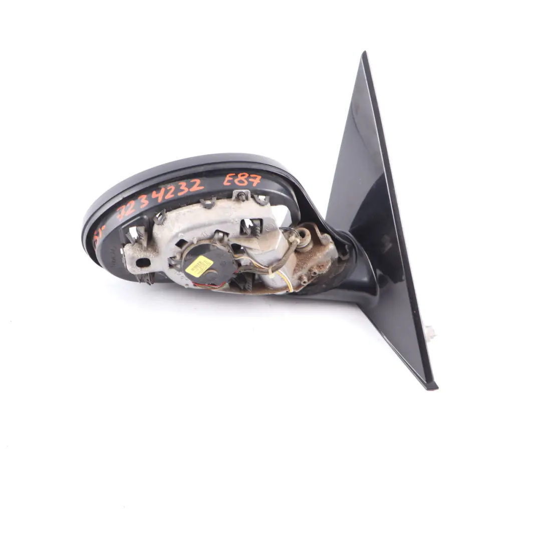 Wing Mirror M Sport Power Fold High Gloss Right O/S Outside to BMW E87 with Part number 7234232 BMW E87 Wing Mirror M Sport Power Fold High Gloss Right O/S Outside - SKU rhd-7234232 - Part number 7234232