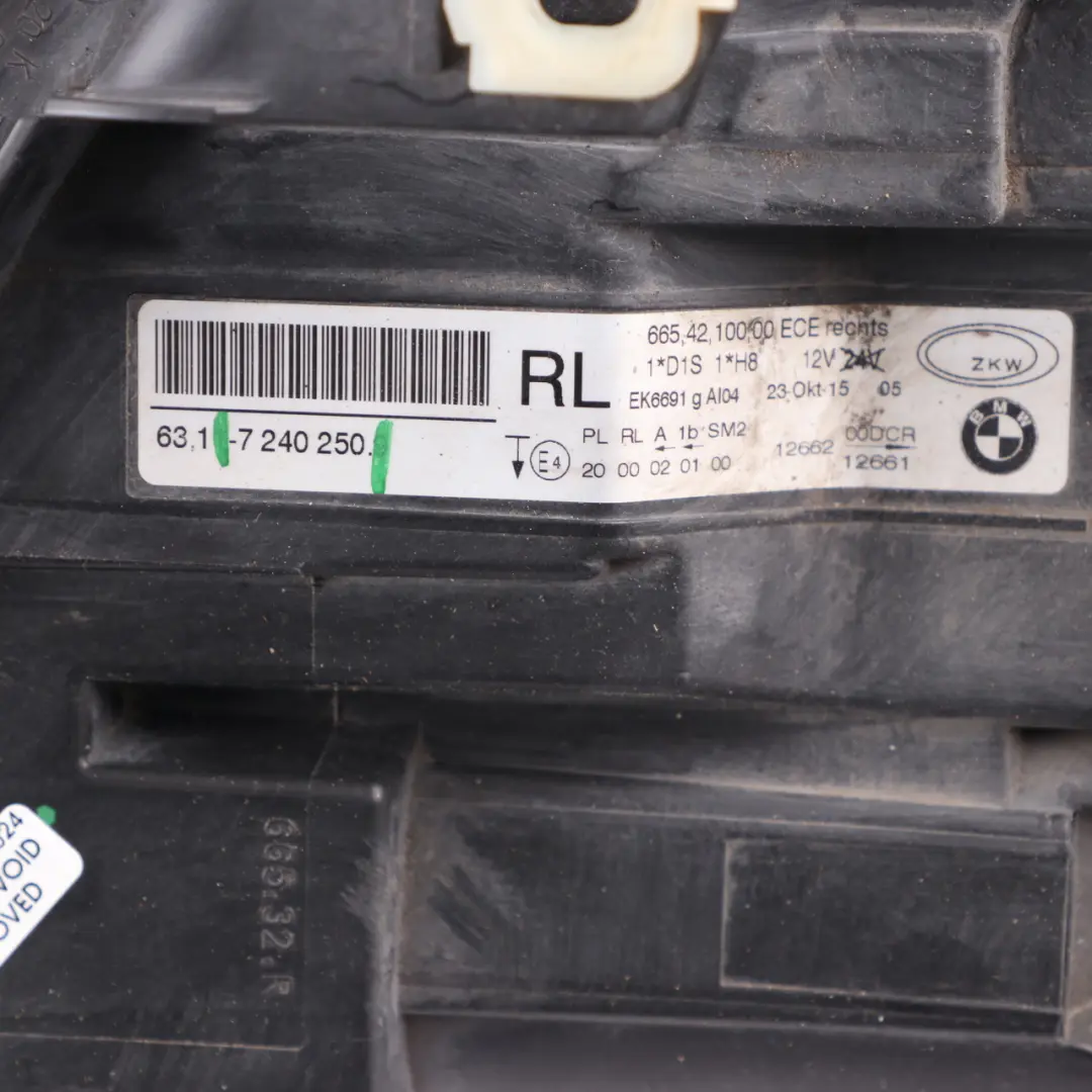 Bi-Xenon Headlight Headlamp Lamp Light Front Right O/S to BMW E90 E91 LCI with Part number 7240250 BMW E90 E91 LCI Bi-Xenon Headlight Headlamp Lamp Light Front Right O/S - SKU rhd-7240250 - Part number 7240250