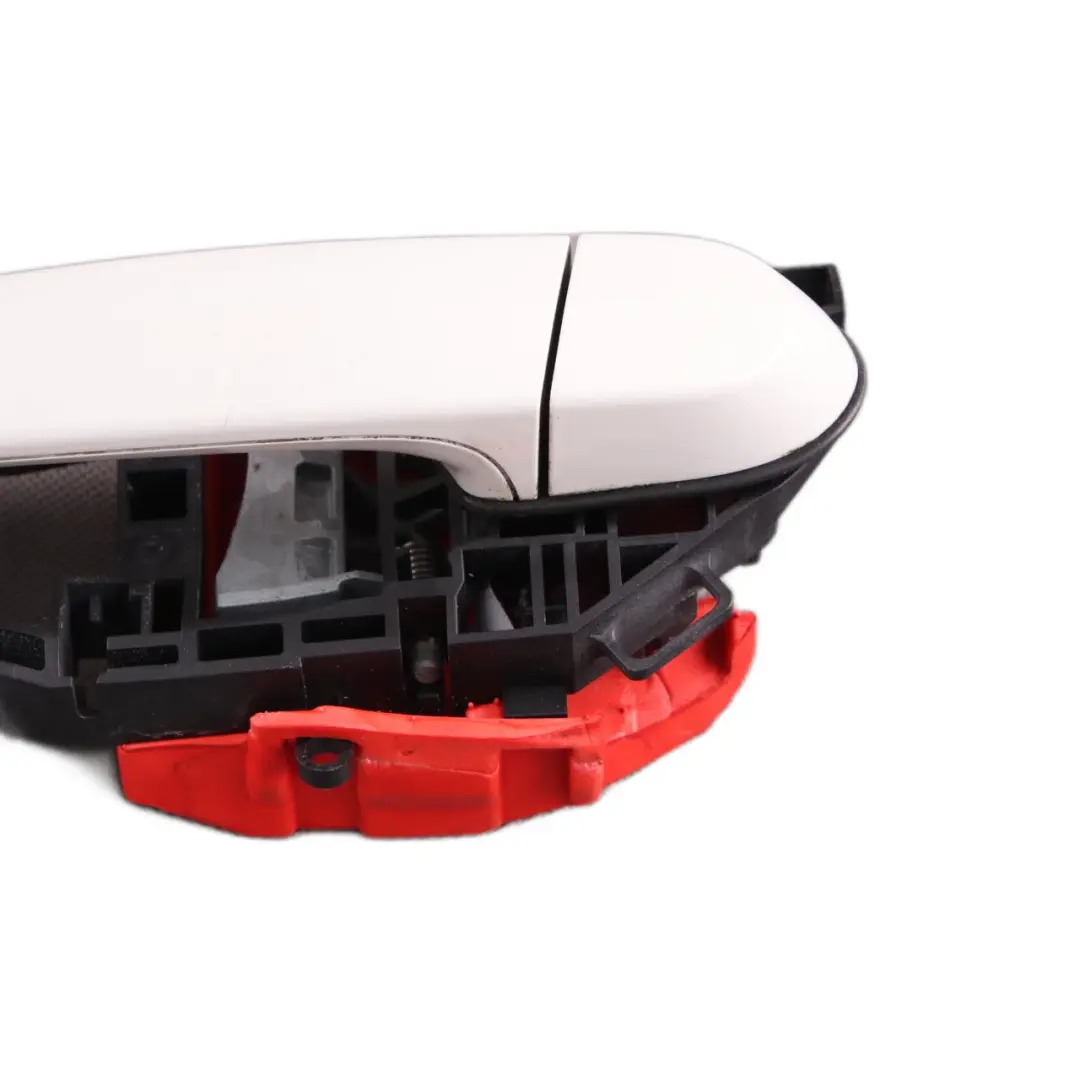  Door Grab Handle BMW F30 F31 2 Front Left Outside N/S Alpinweiss Alpine White - SKU rhd-7242567-AW2 - Part number 7242567
