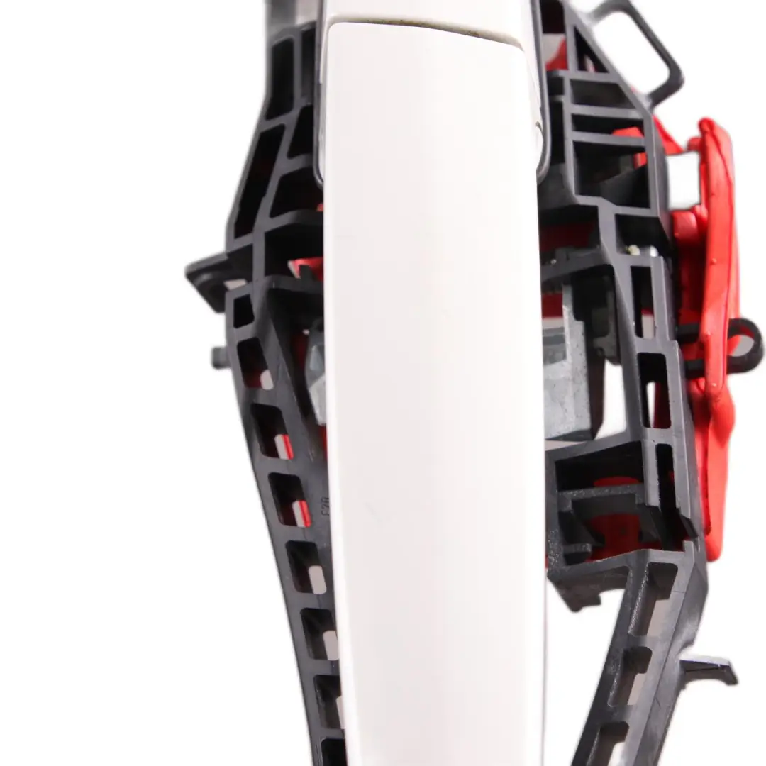  Door Grab Handle BMW F30 F31 2 Front Left Outside N/S Alpinweiss Alpine White - SKU rhd-7242567-AW2 - Part number 7242567