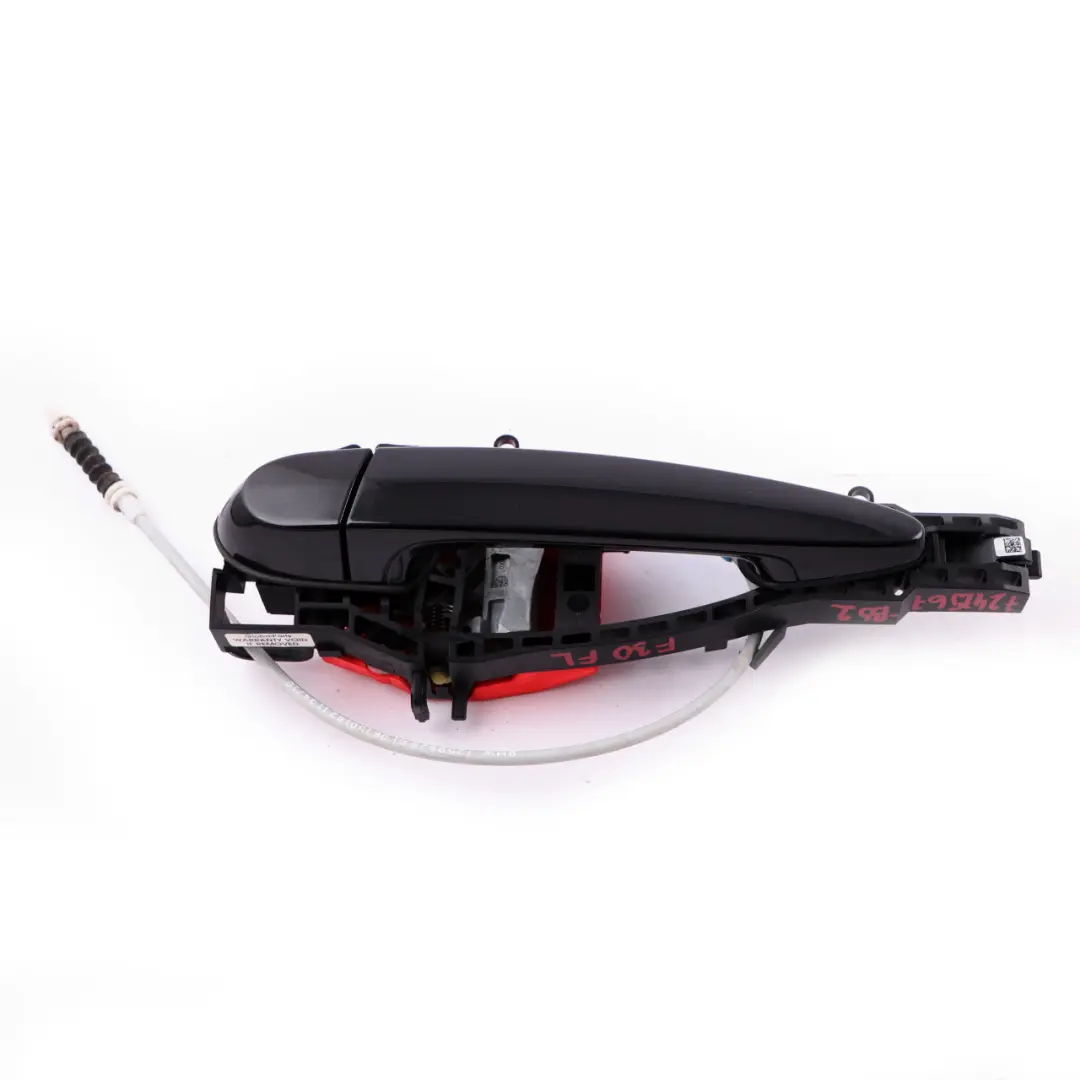 Front Left Outside Door Grab Handle N/S Black Sapphire 475 to BMW 3 F30 F31 2 with Part number 7242567 BMW 3 F30 F31 2 Front Left Outside Door Grab Handle N/S Black Sapphire 475 - SKU rhd-7242567-BS2 - Part number 7242567