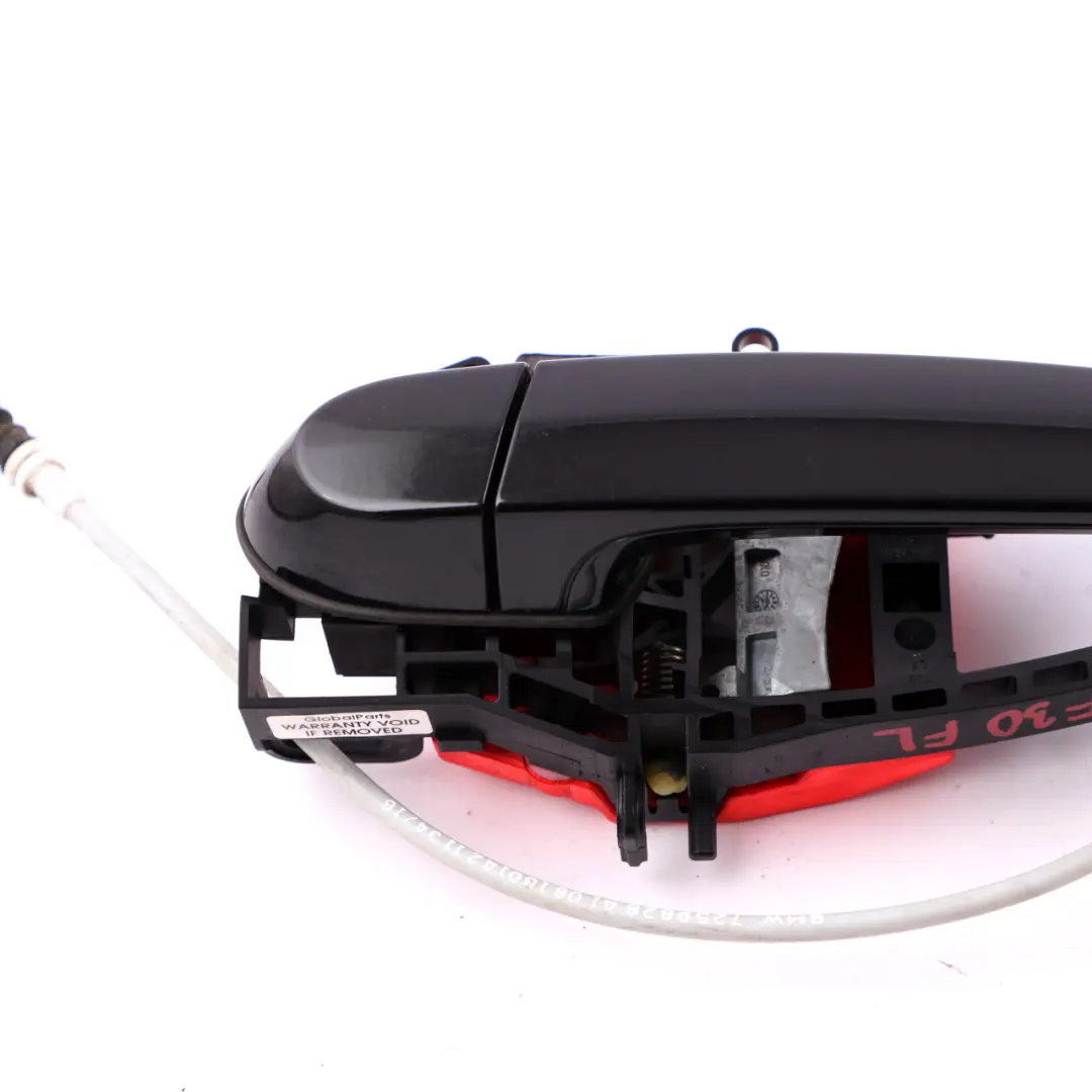 Front Left Outside Door Grab Handle N/S Black Sapphire 475 to BMW 3 F30 F31 2 with Part number 7242567 BMW 3 F30 F31 2 Front Left Outside Door Grab Handle N/S Black Sapphire 475 - SKU rhd-7242567-BS2 - Part number 7242567