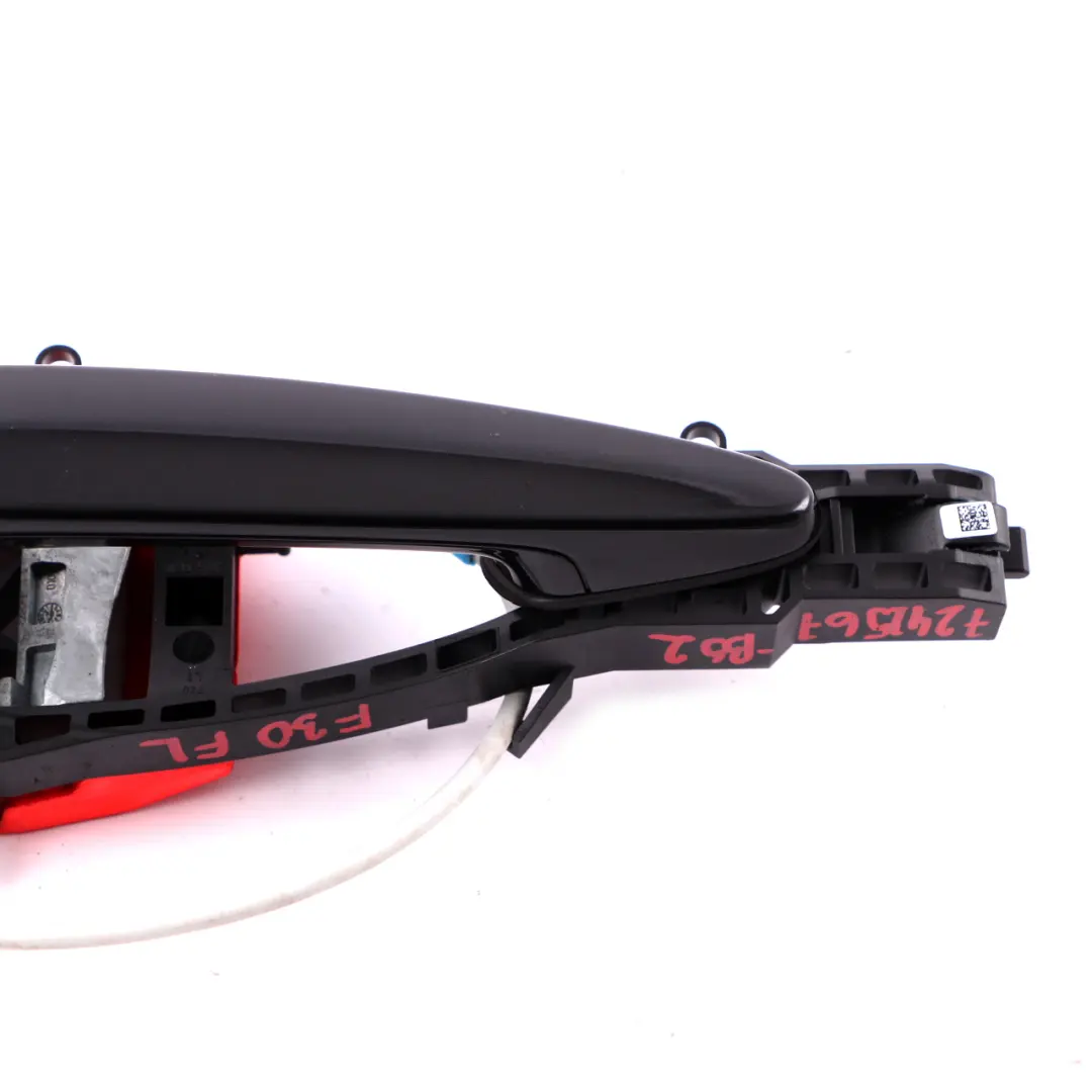 Front Left Outside Door Grab Handle N/S Black Sapphire 475 to BMW 3 F30 F31 2 with Part number 7242567 BMW 3 F30 F31 2 Front Left Outside Door Grab Handle N/S Black Sapphire 475 - SKU rhd-7242567-BS2 - Part number 7242567