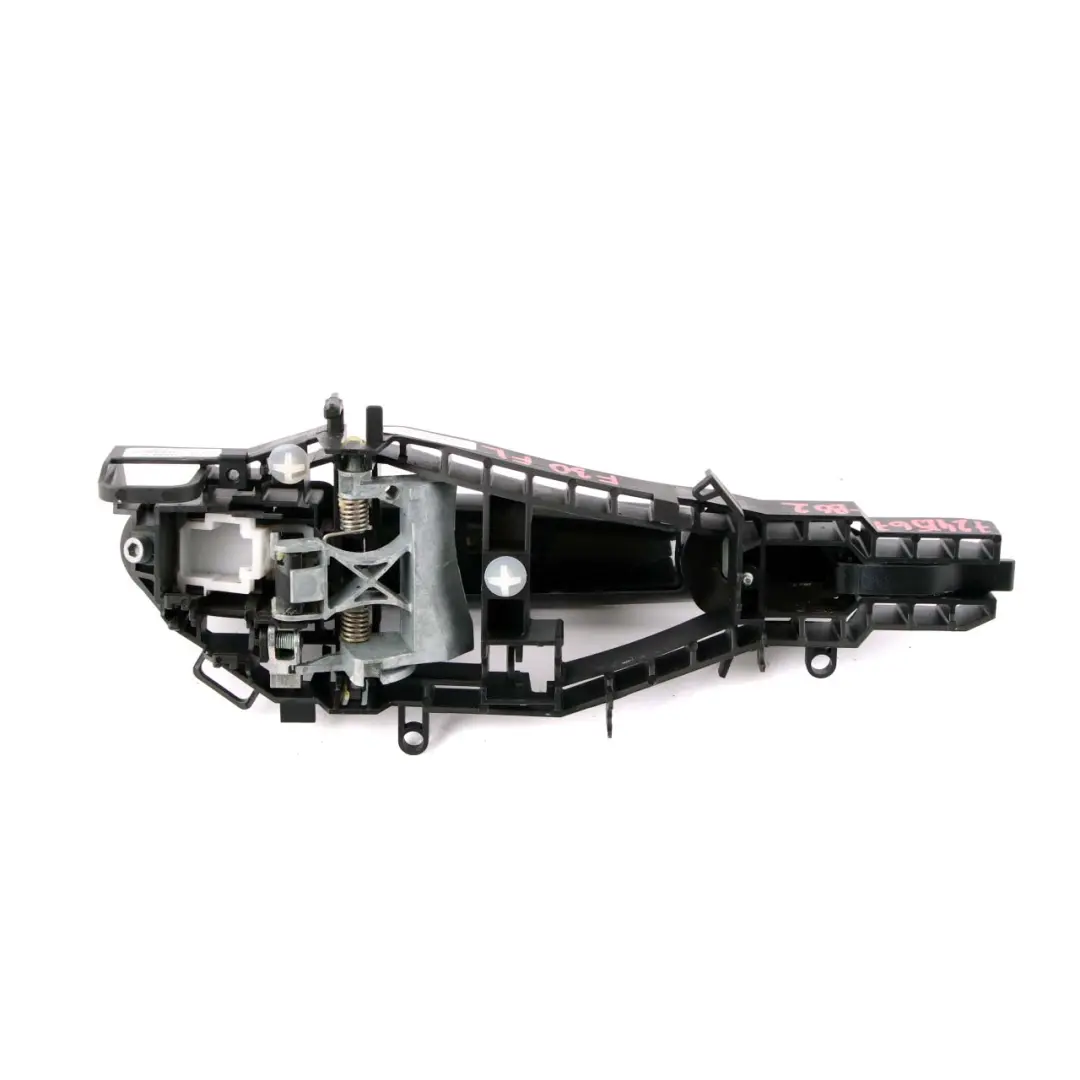 Front Left Outside Door Grab Handle N/S Black Sapphire 475 to BMW 3 F30 F31 3 with Part number 7242567 BMW 3 F30 F31 3 Front Left Outside Door Grab Handle N/S Black Sapphire 475 - SKU rhd-7242567-BS3 - Part number 7242567