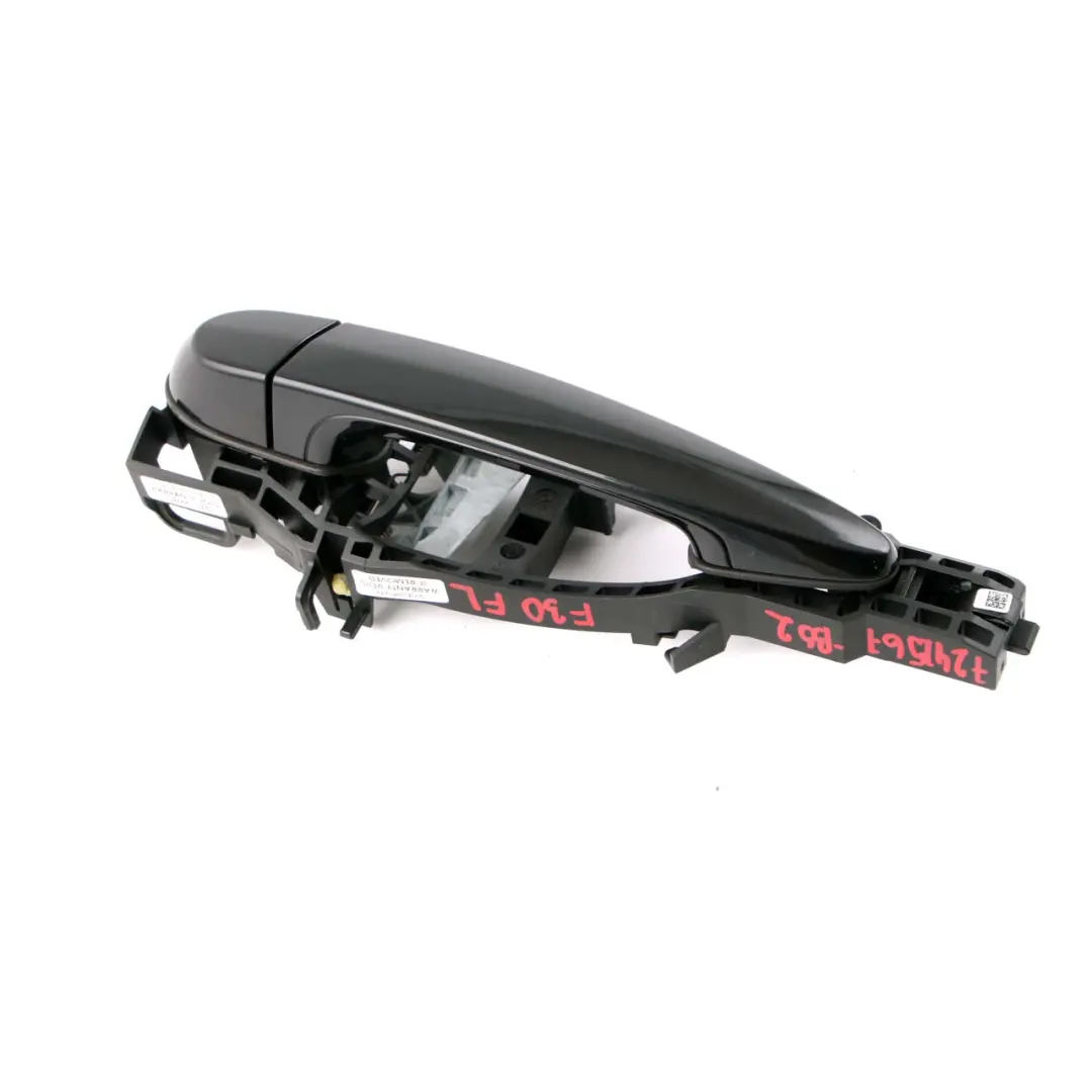 BMW 3 F30 F31 3 Front Left Outside Door Grab Handle N/S Black Sapphire 475 - SKU rhd-7242567-BS3 - Part number 7242567