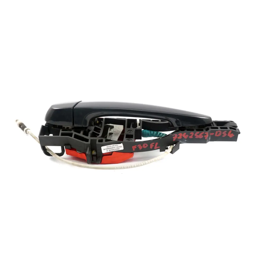 BMW 3 F30 F31 5 Front Left Outside Door Grab Handle N/S Black Sapphire 475 - SKU rhd-7242567-BS5 - Part number 7242567