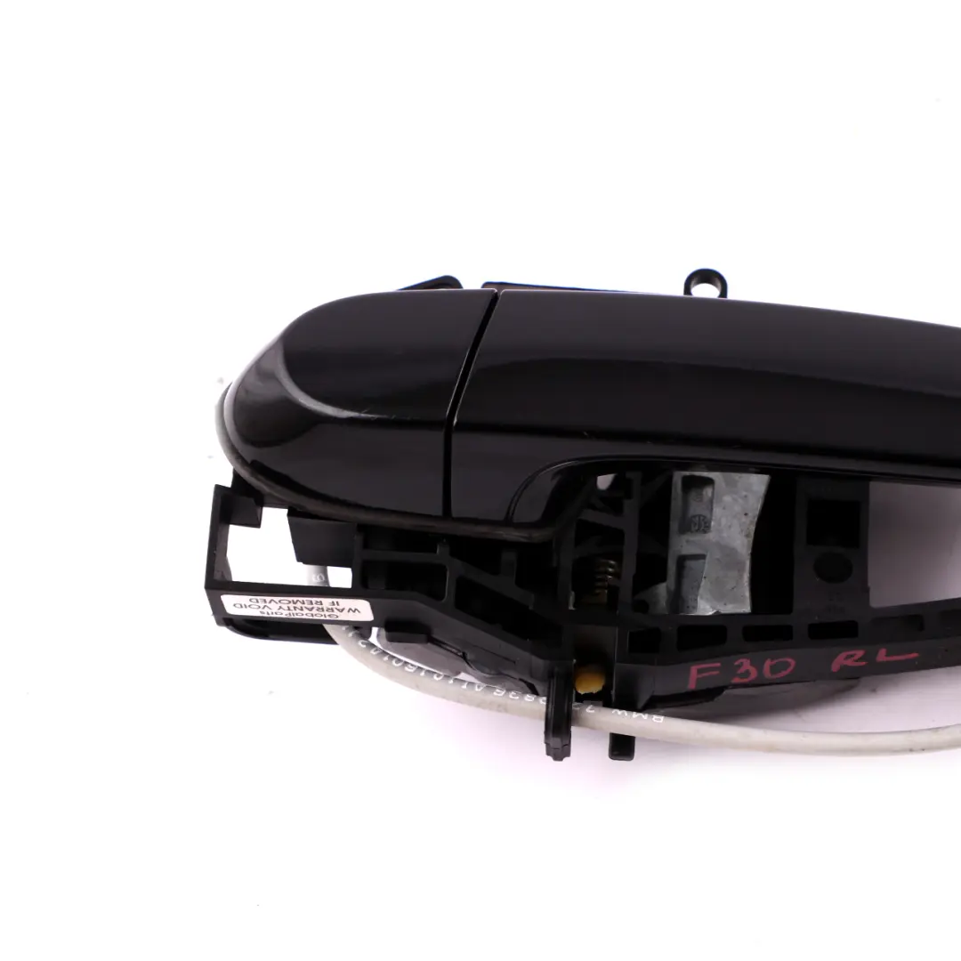 BMW 3 Series F30 F80 M3 Front Left Door N/S Complete Grab Handle Black Sapphire - SKU rhd-7242567-BS - Part number 7242567
