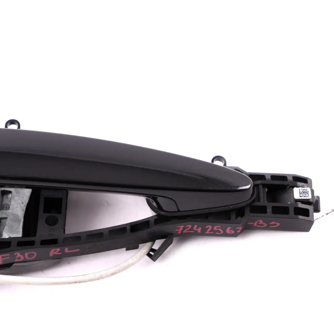 Front Left Door N/S Complete Grab Handle Black Sapphire to BMW 3 Series F30 F80 M3 with Part number 7242567 BMW 3 Series F30 F80 M3 Front Left Door N/S Complete Grab Handle Black Sapphire - SKU rhd-7242567-BS - Part number 7242567