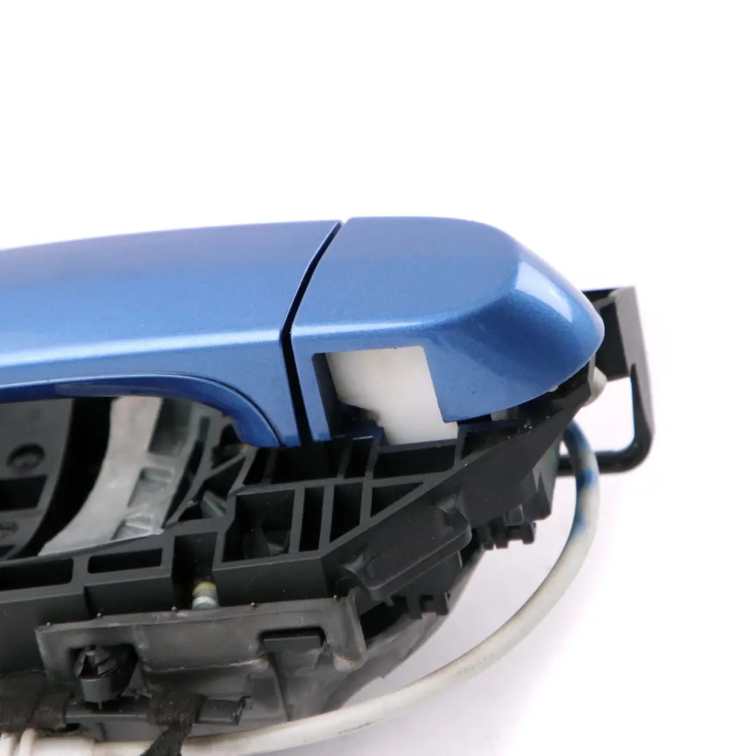  Door Grab Handle BMW F30 F31 Front Left Outside N/S Estorilblau Estoril Blue - SKU rhd-7242567-EB3 - Part number 7242567