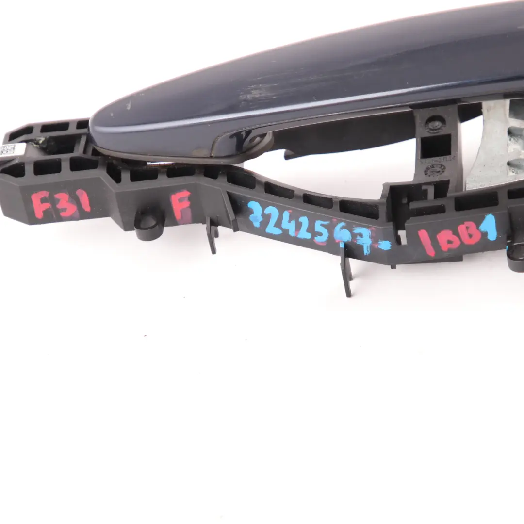  Grab Handle BMW F30 F31 1 Front Left Outside Door Imperial Blau Brillant Blue - SKU rhd-7242567-IBB1 - Part number 7242567
