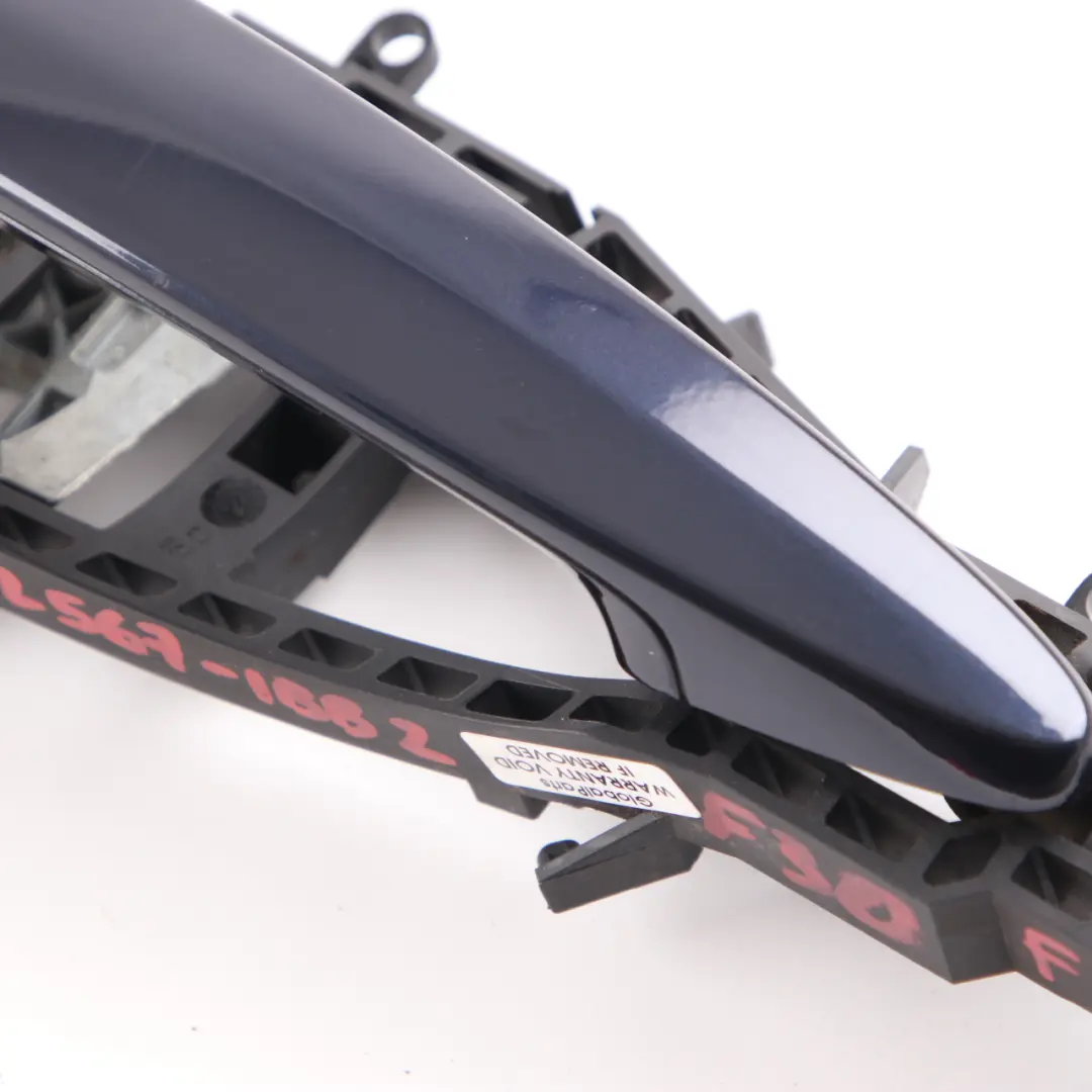 Grab Handle BMW F30 F31 Front Left N/S Outside Door Imperial Blue Metallic - A89 to with Part number 7242567 Grab Handle BMW F30 F31 Front Left N/S Outside Door Imperial Blue Metallic - A89 - SKU rhd-7242567-IBB2 - Part number 7242567