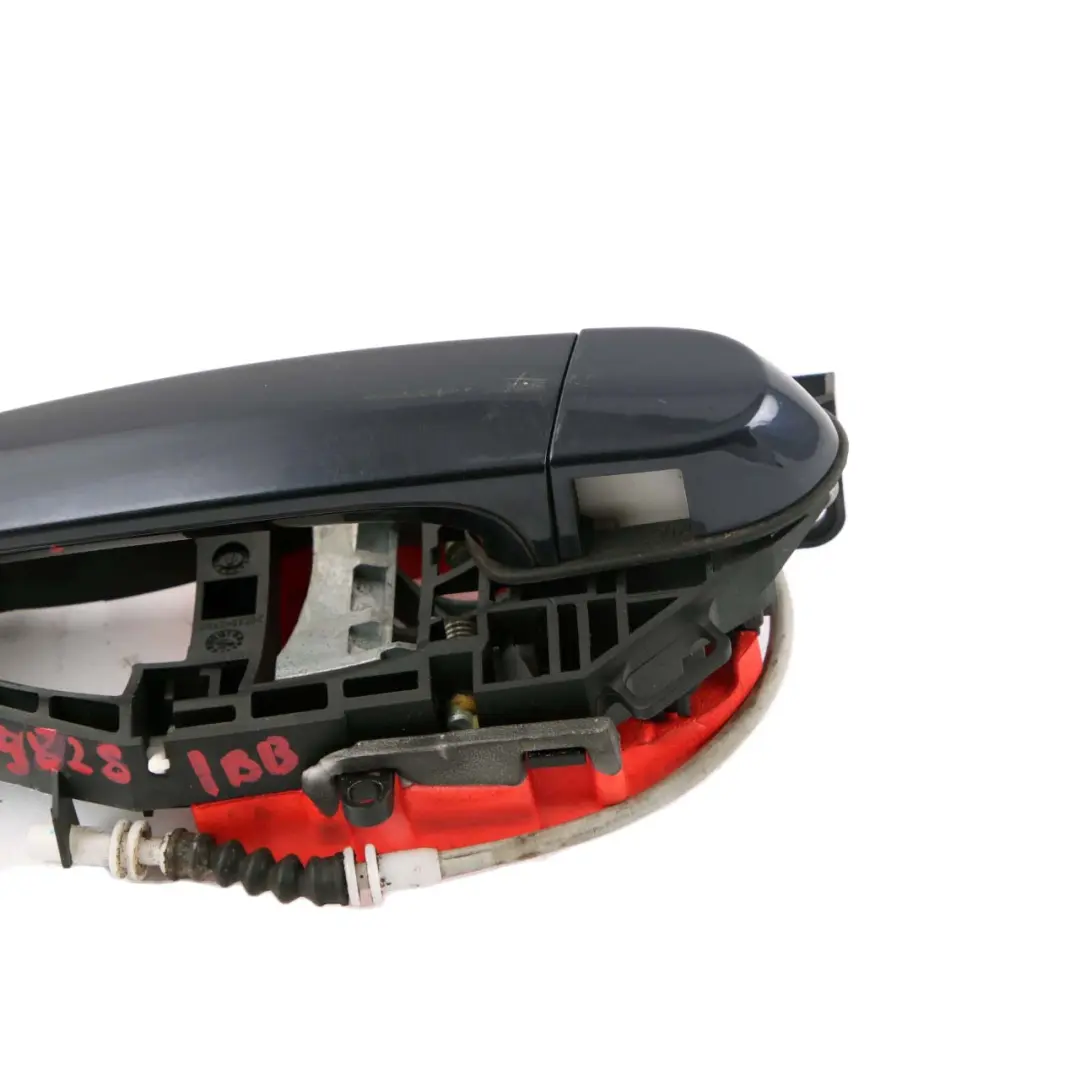 Front Left Outside Door Grab Handle N/S Imperial Blau Brillant Blue to BMW F30 F31 with Part number 7242567 BMW F30 F31 Front Left Outside Door Grab Handle N/S Imperial Blau Brillant Blue - SKU rhd-7242567-IBB - Part number 7242567