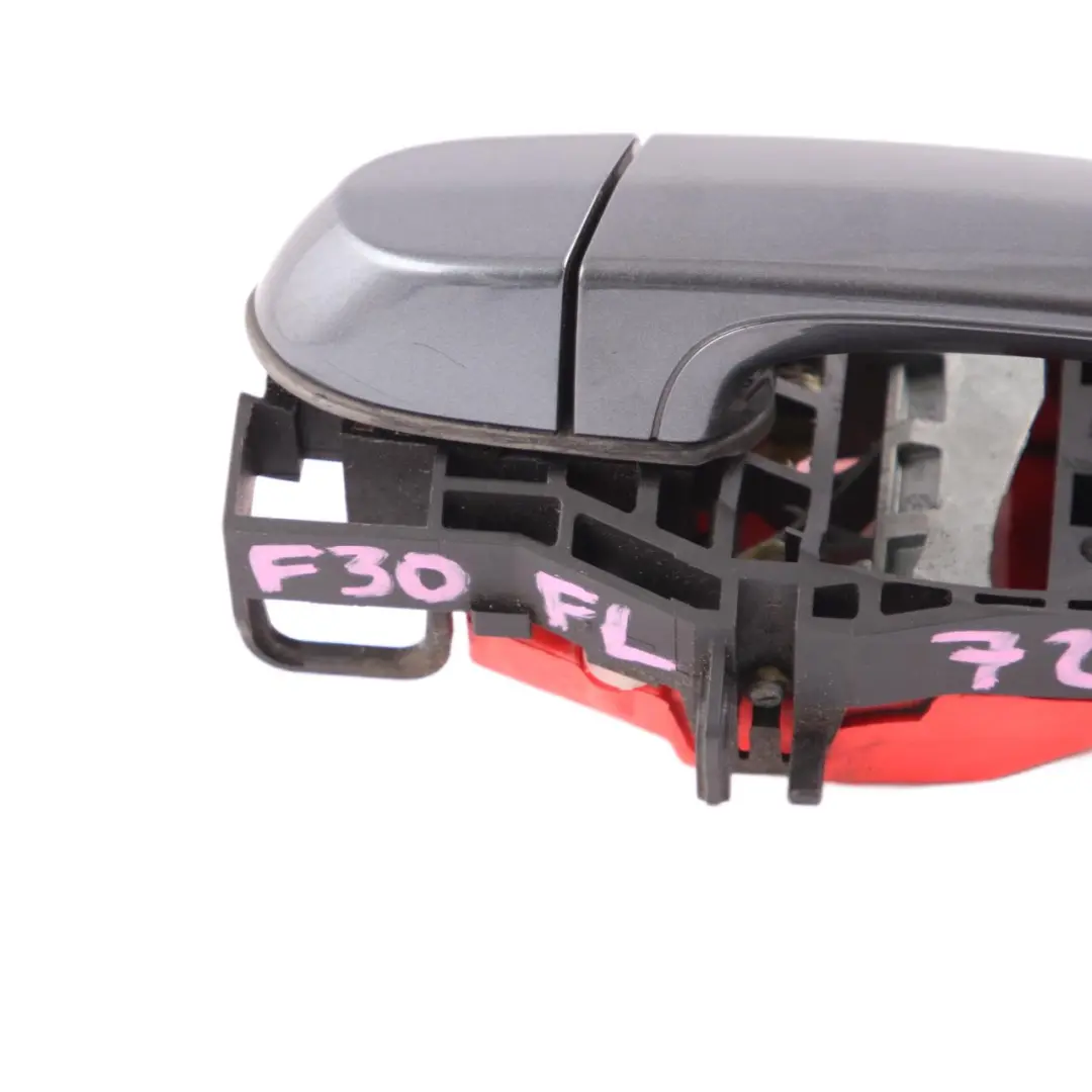 Grab Handle BMW F30 F31 Front Left Outside Door Mineral Grau Metallic B39 to with Part number 7242567 Grab Handle BMW F30 F31 Front Left Outside Door Mineral Grau Metallic B39 - SKU rhd-7242567-MG - Part number 7242567