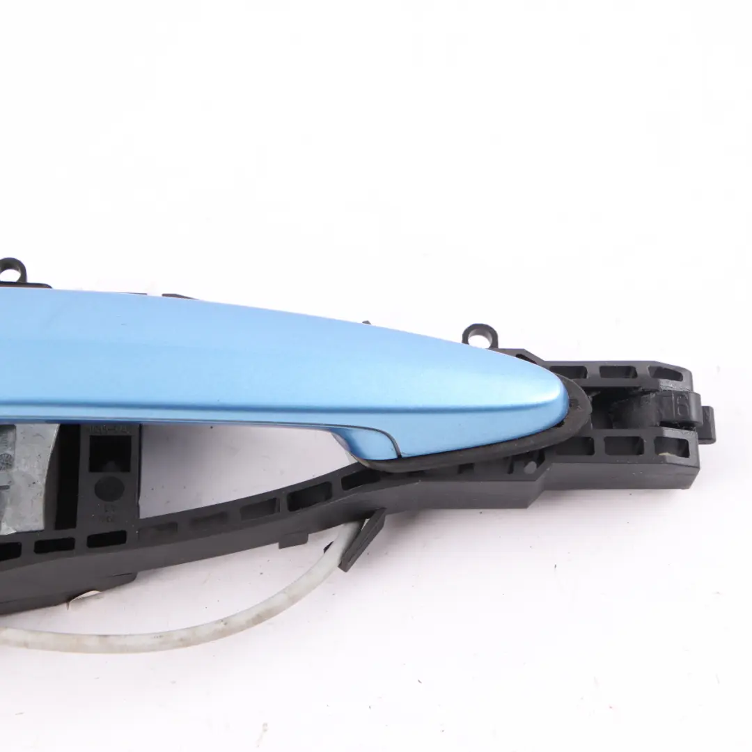 Door Grab Handle BMW F20 Front Left Outside N/S Seaside Blue Metallic C1R to with Part number 7242567 Door Grab Handle BMW F20 Front Left Outside N/S Seaside Blue Metallic C1R - SKU rhd-7242567-SBM - Part number 7242567