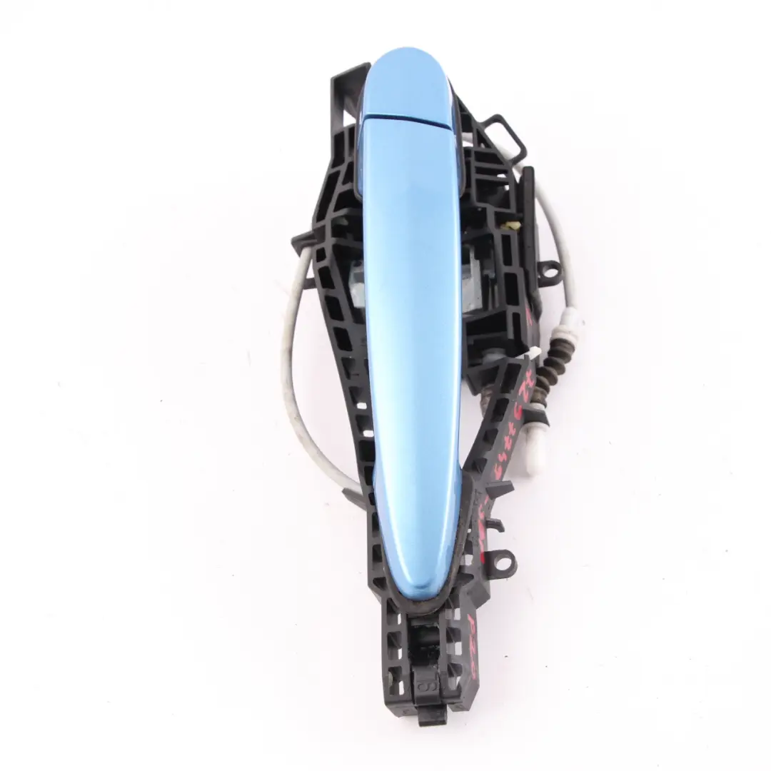 Door Grab Handle BMW F20 Front Left Outside N/S Seaside Blue Metallic C1R to with Part number 7242567 Door Grab Handle BMW F20 Front Left Outside N/S Seaside Blue Metallic C1R - SKU rhd-7242567-SBM - Part number 7242567