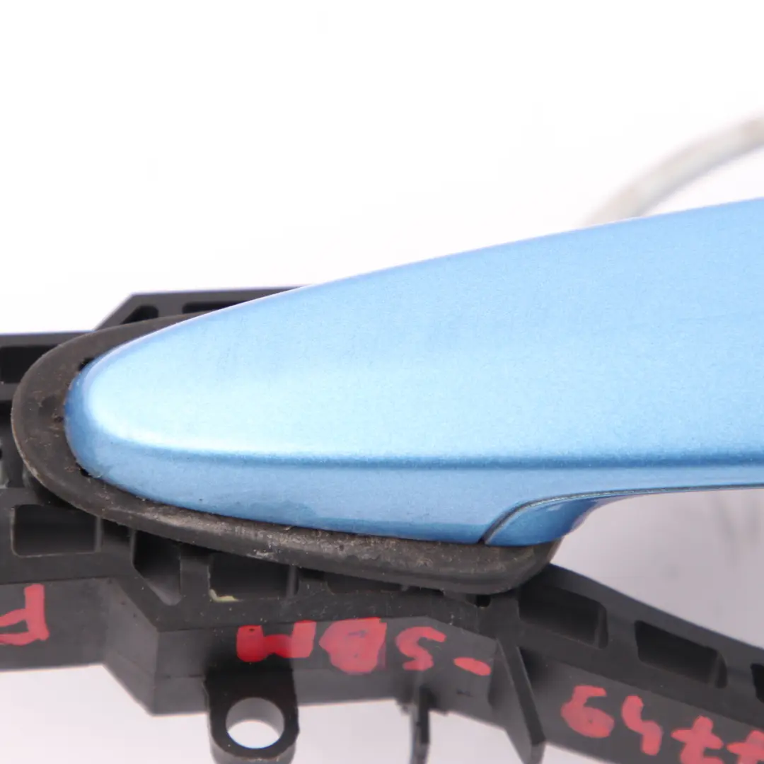 Door Grab Handle BMW F20 Front Left Outside N/S Seaside Blue Metallic C1R to with Part number 7242567 Door Grab Handle BMW F20 Front Left Outside N/S Seaside Blue Metallic C1R - SKU rhd-7242567-SBM - Part number 7242567