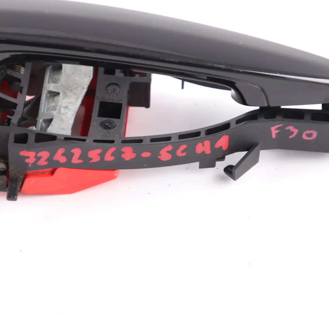 BMW 3 Series F30 F31 Front Left Outside Door Grab Handle N/S Schwarz Black 668 - SKU rhd-7242567-SCH1 - Part number 7242567