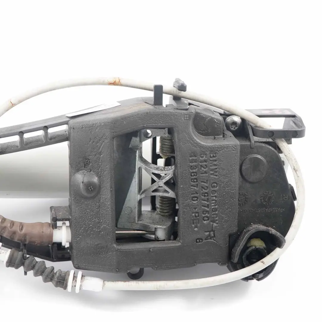 BMW F20 Complete Front Right O/S Grab Handle Alpinweiss White 300 - SKU rhd-7242575-AW2 - Part number 7242575
